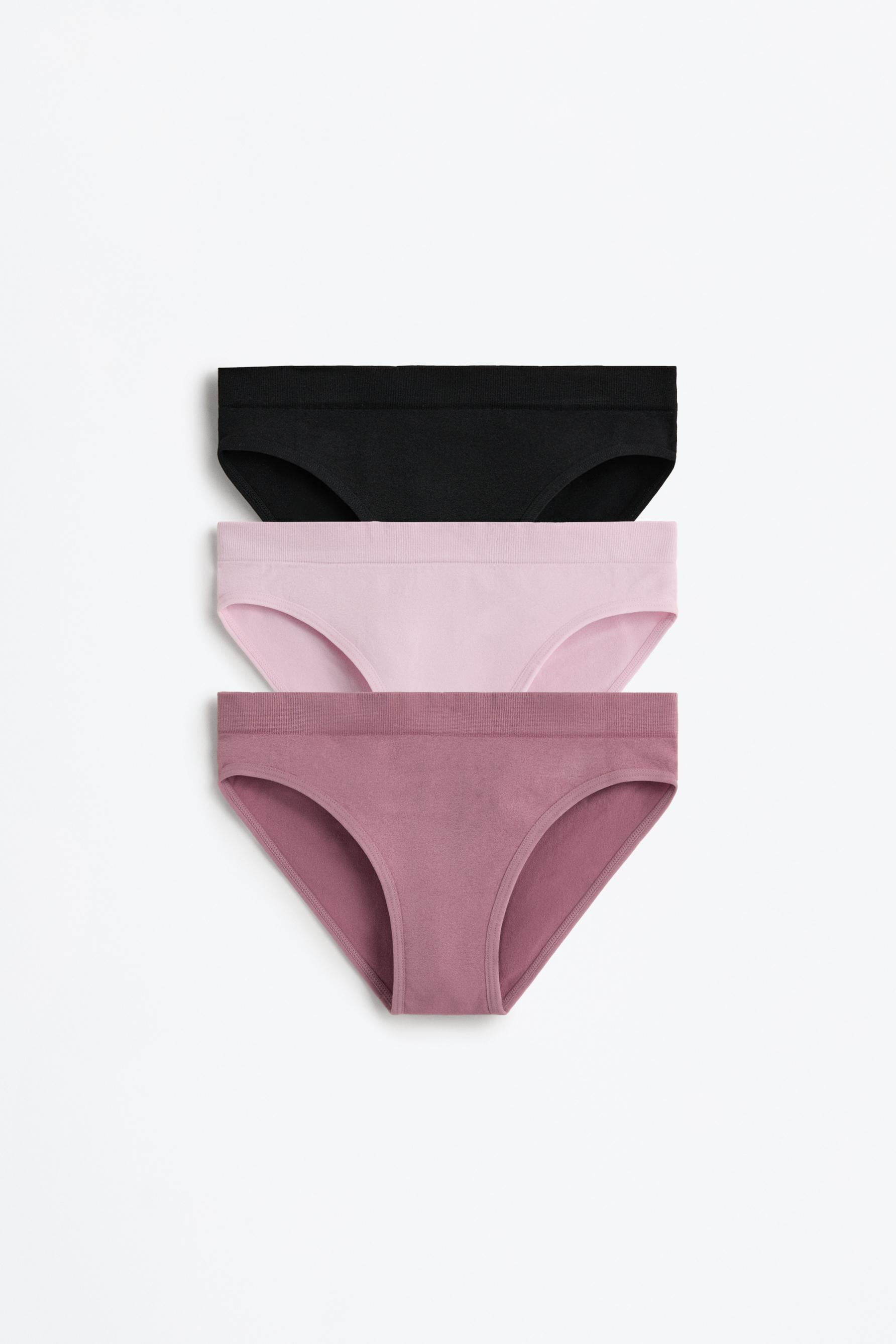 Seamless briefs (Pack of 3) — PINK TONES
