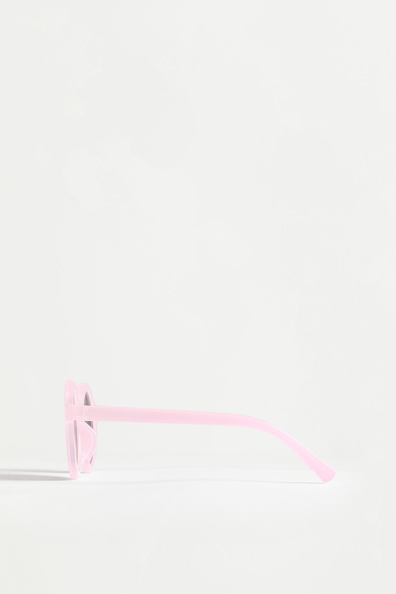 Round sunglasses — BEIGE