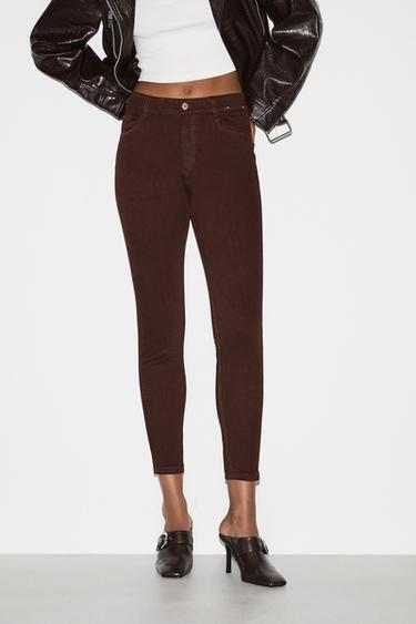Skinny jeans — BROWN MARL 3