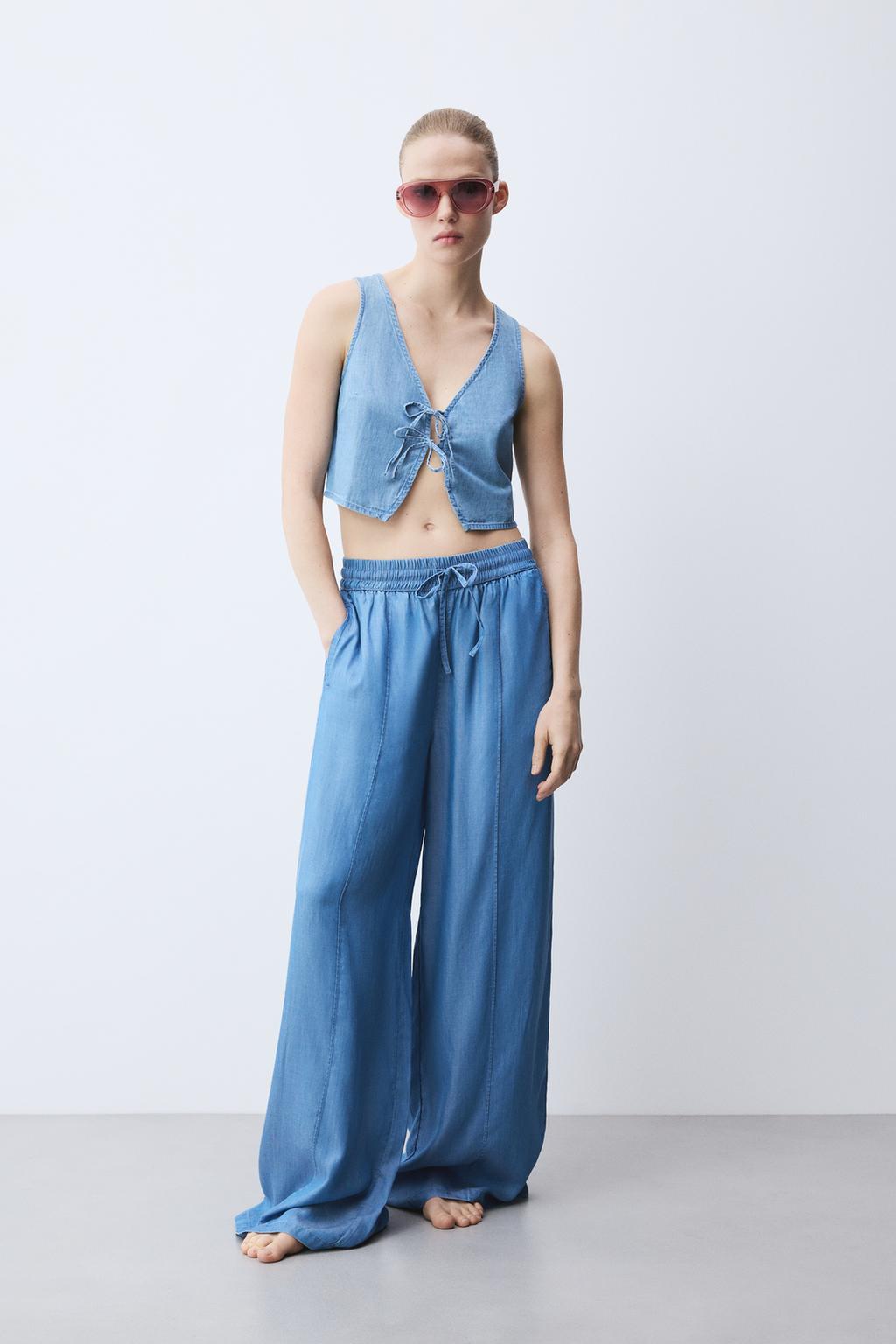 Jeans wide leg ligero