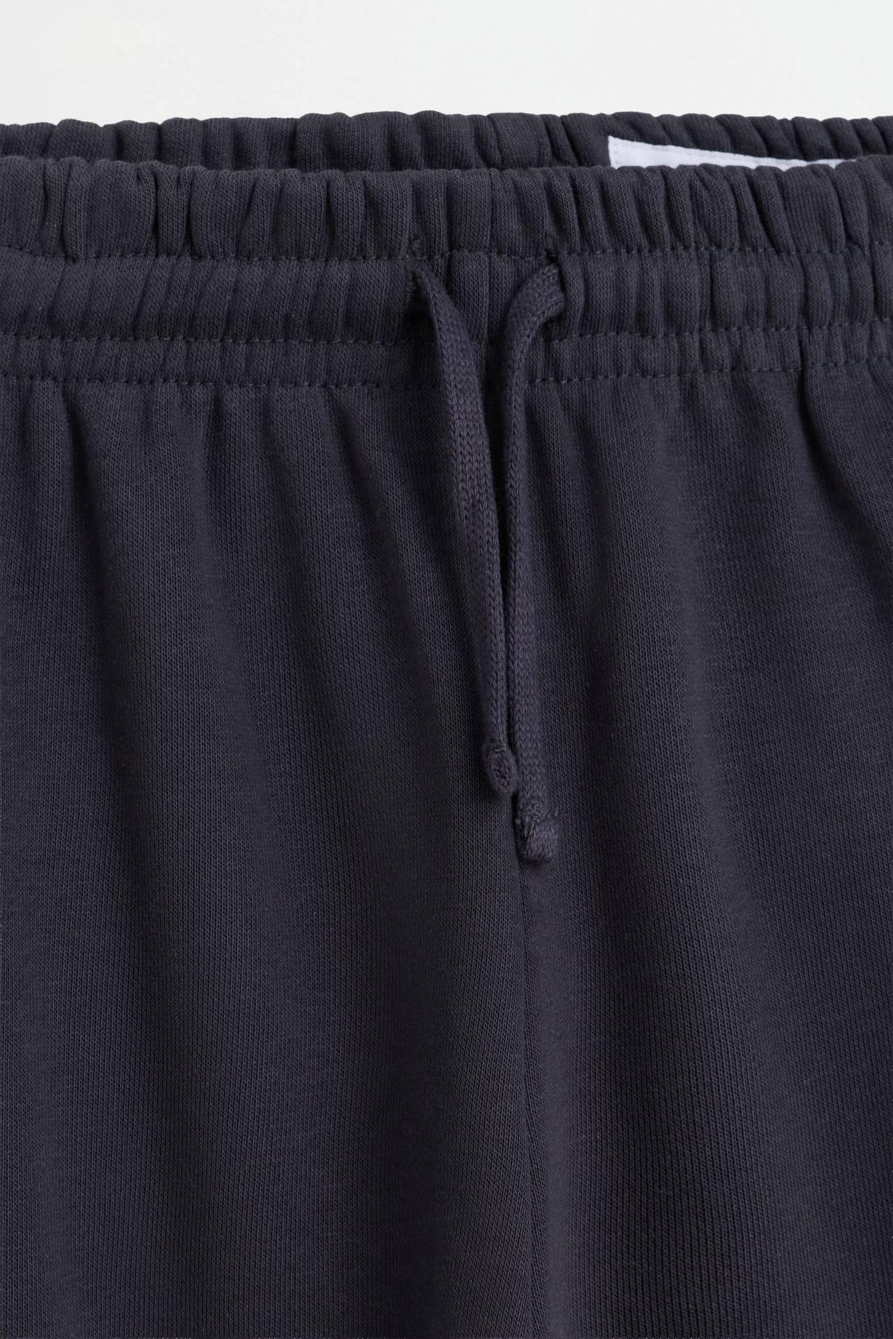 Straight plush trousers — ANTHRACITE GREY