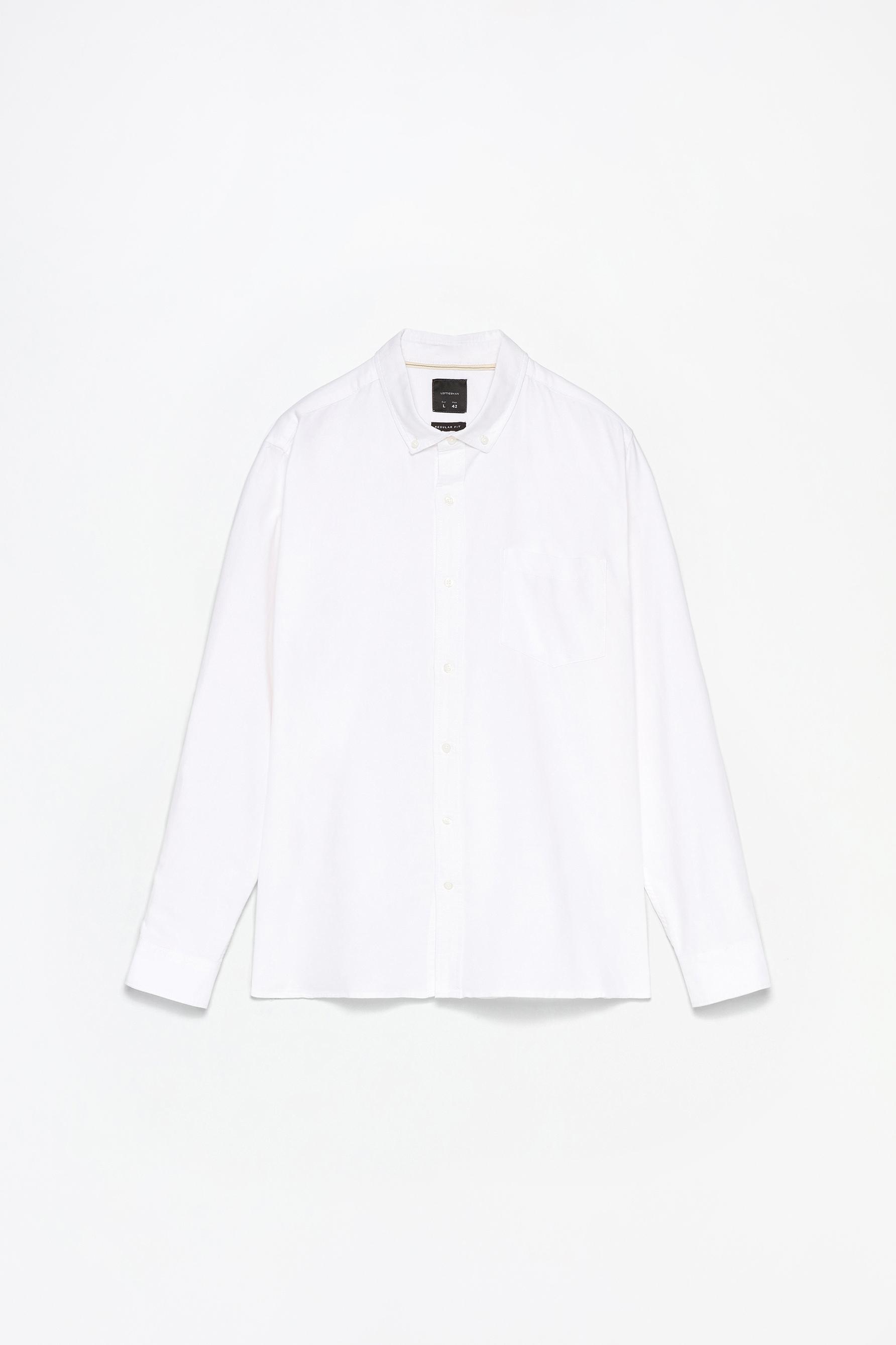Oxford shirt — WHITE