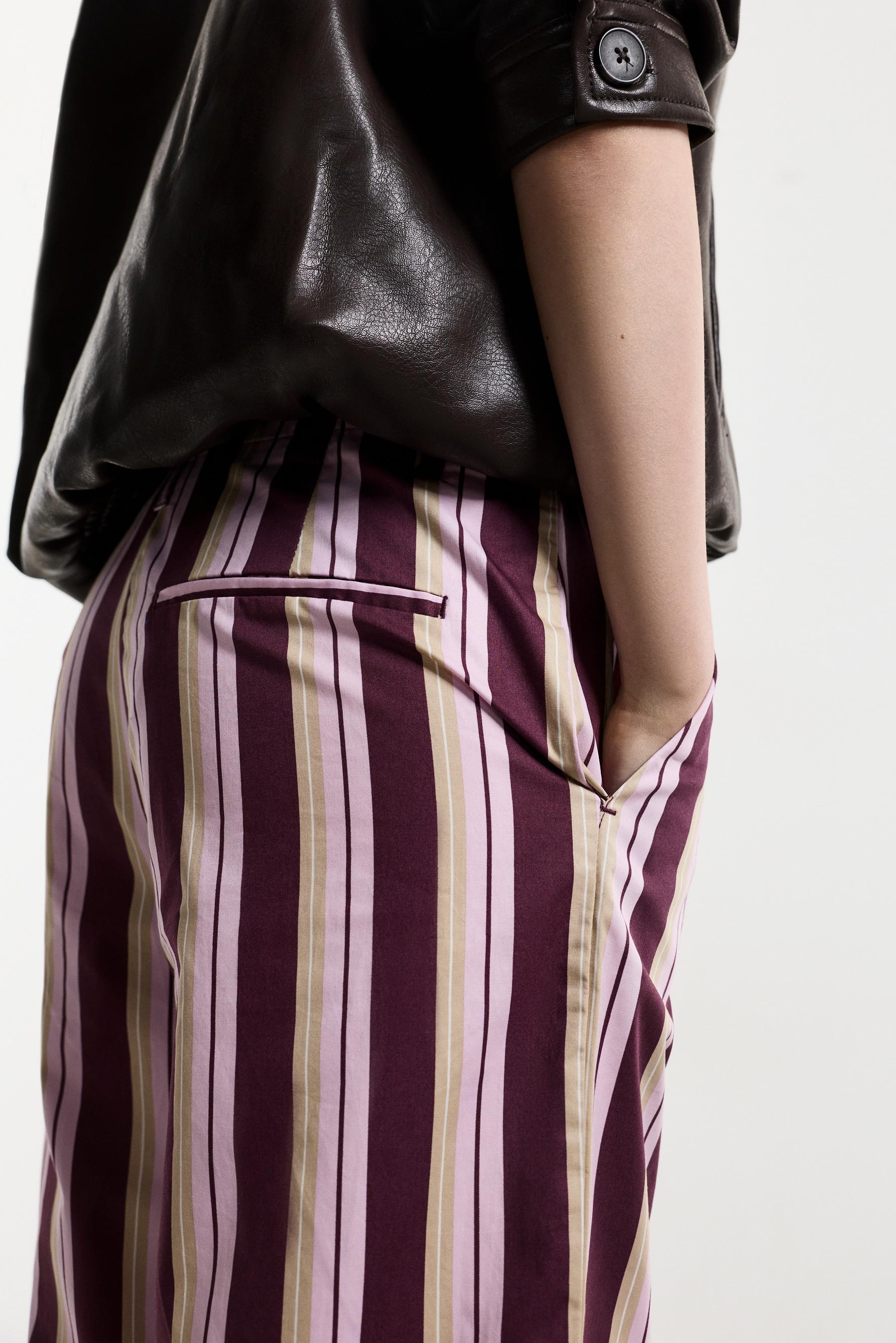 Striped trousers — PINK TONES