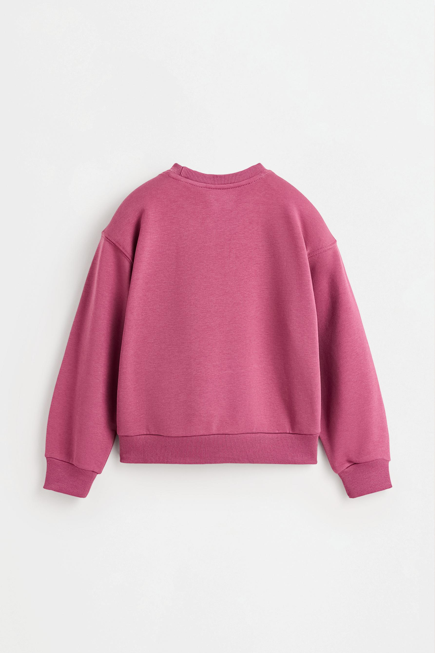 Printed sweatshirt — DARK PINK