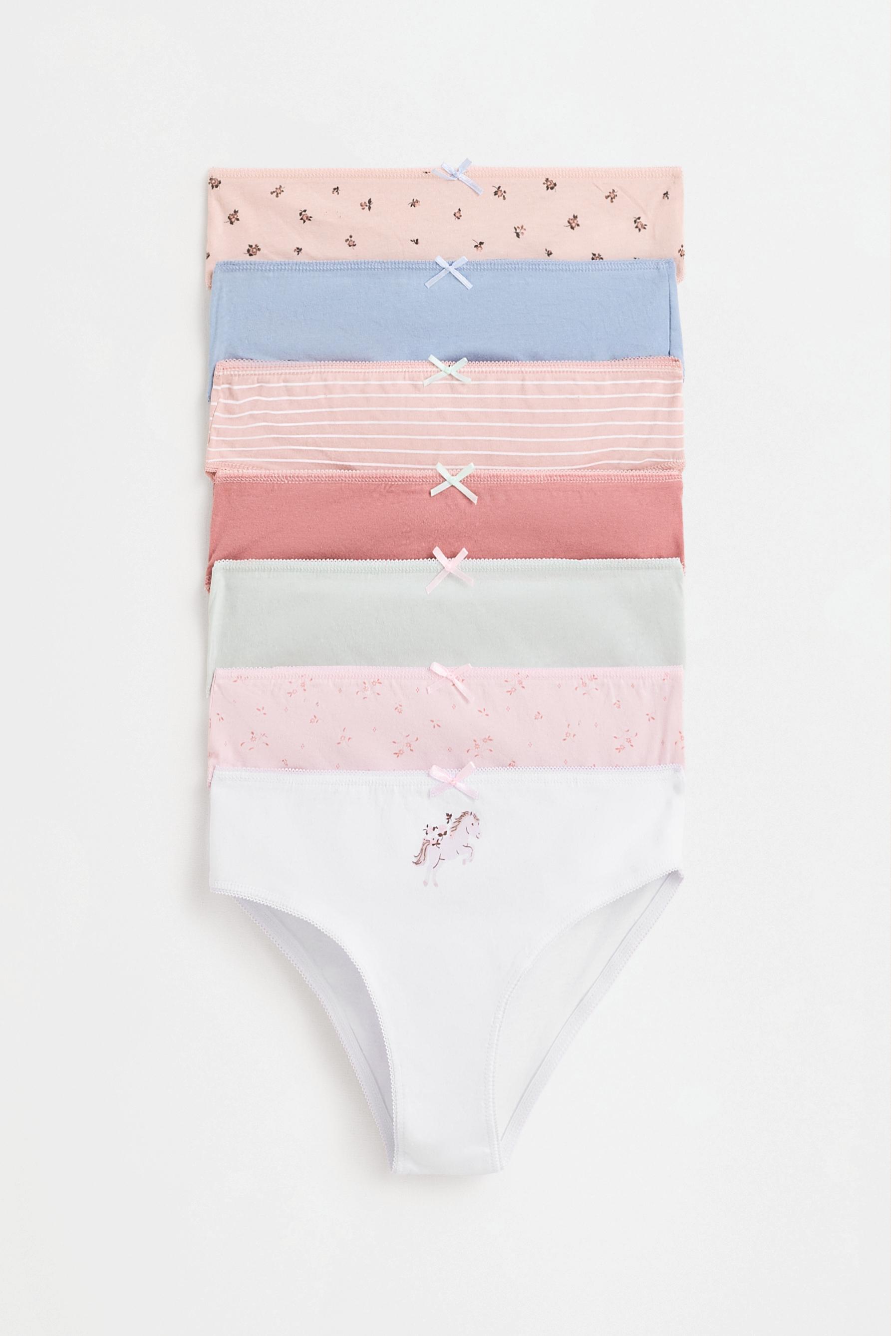 Classic mixed briefs (7-pack) — PASTEL PINK