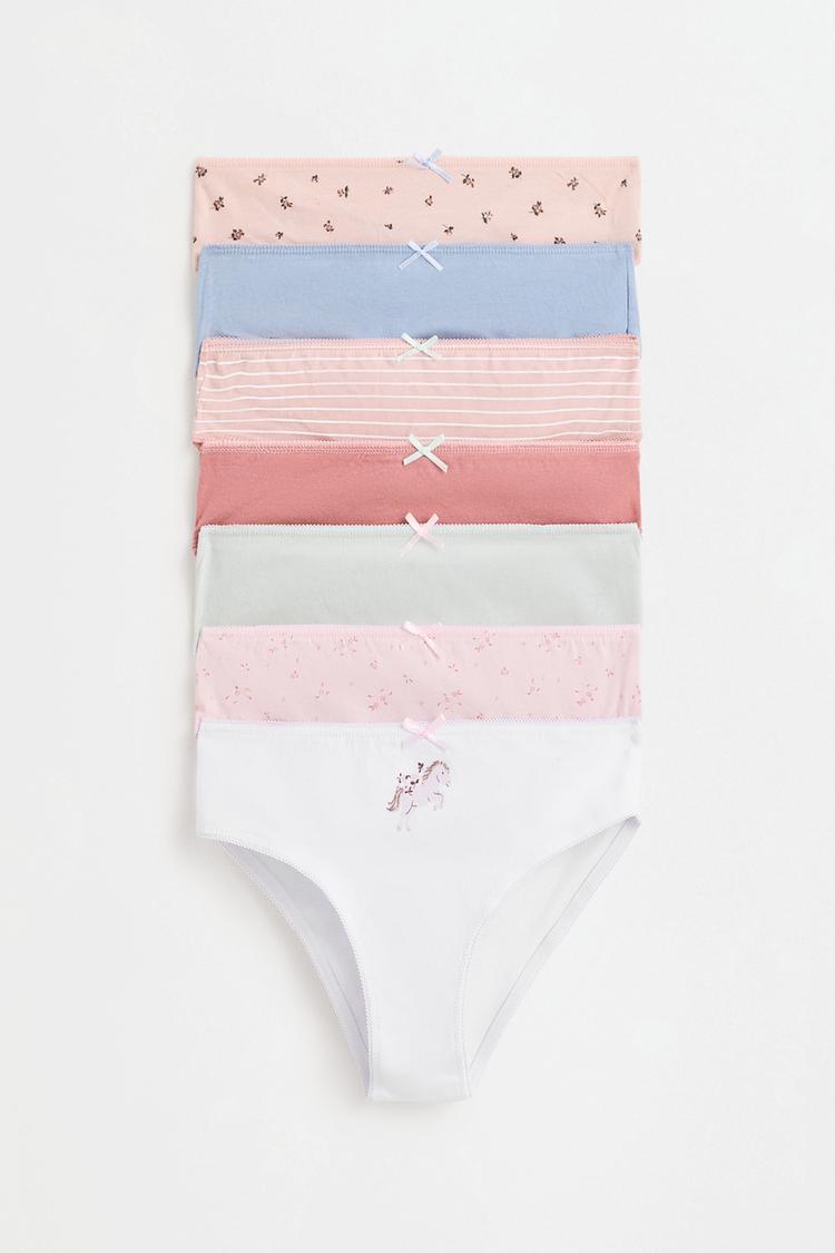 Classic mixed briefs (7-pack) — PASTEL PINK