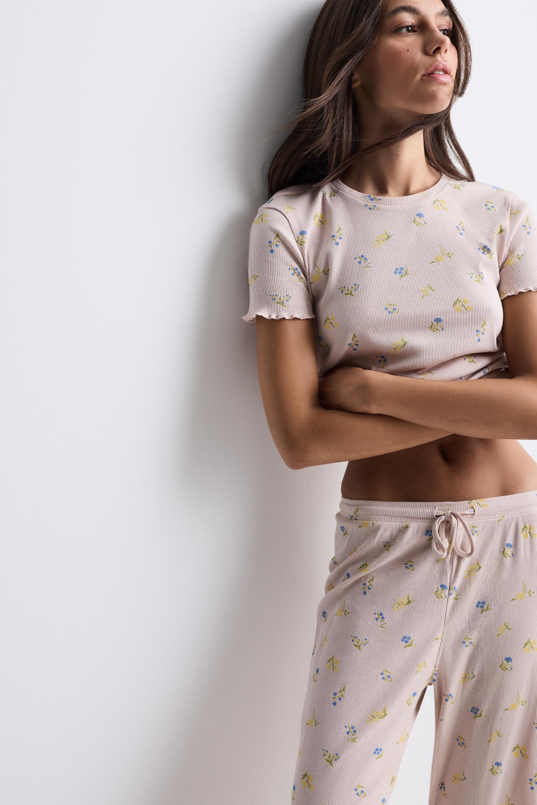 Printed pyjamas — PASTEL PINK