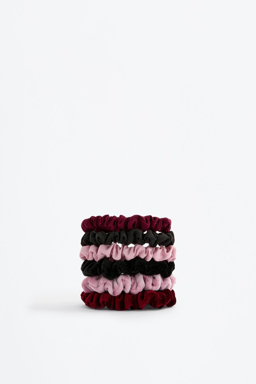 Pack 6 scrunchies combinados
