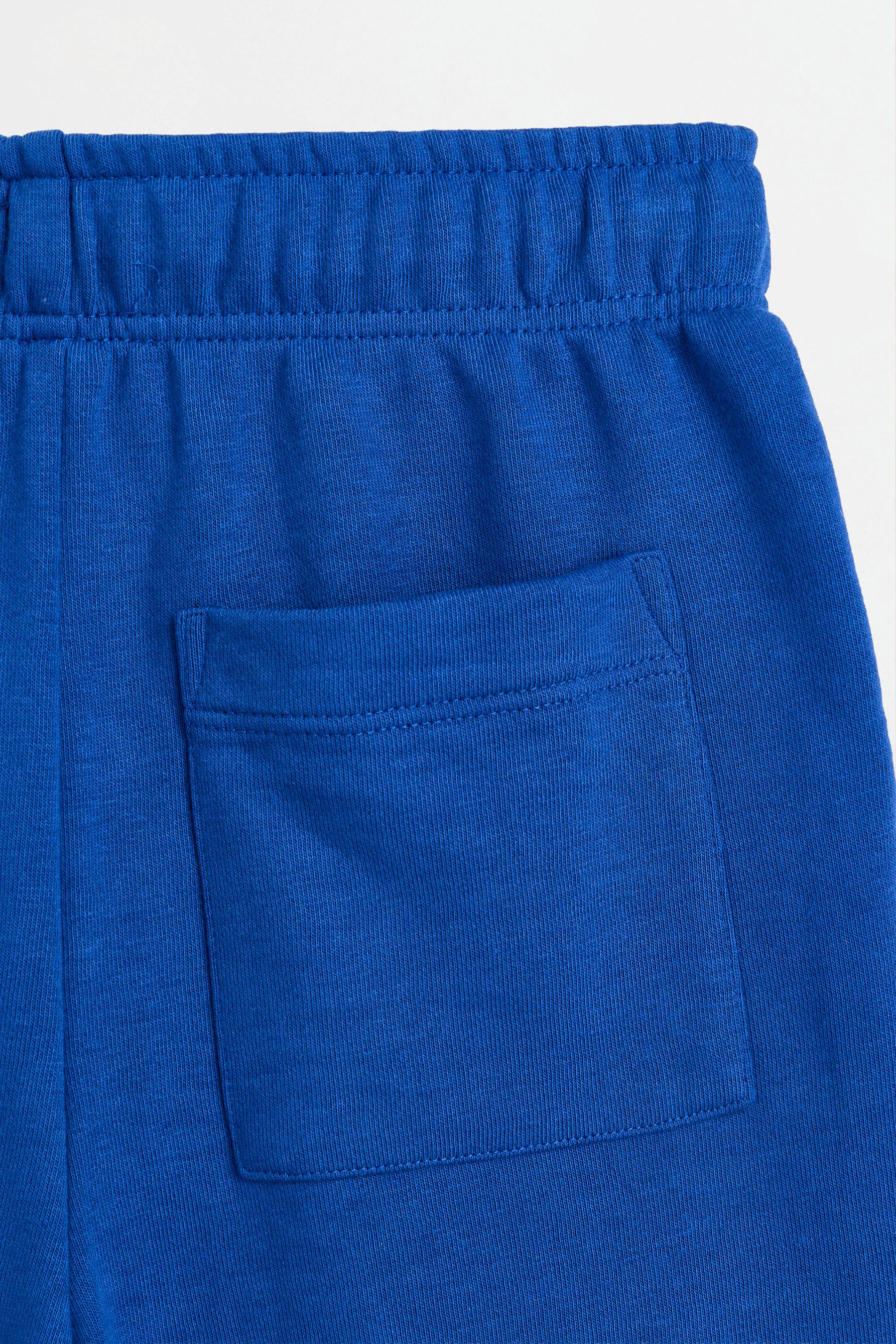 Jogger plush Bermuda shorts — INK BLUE
