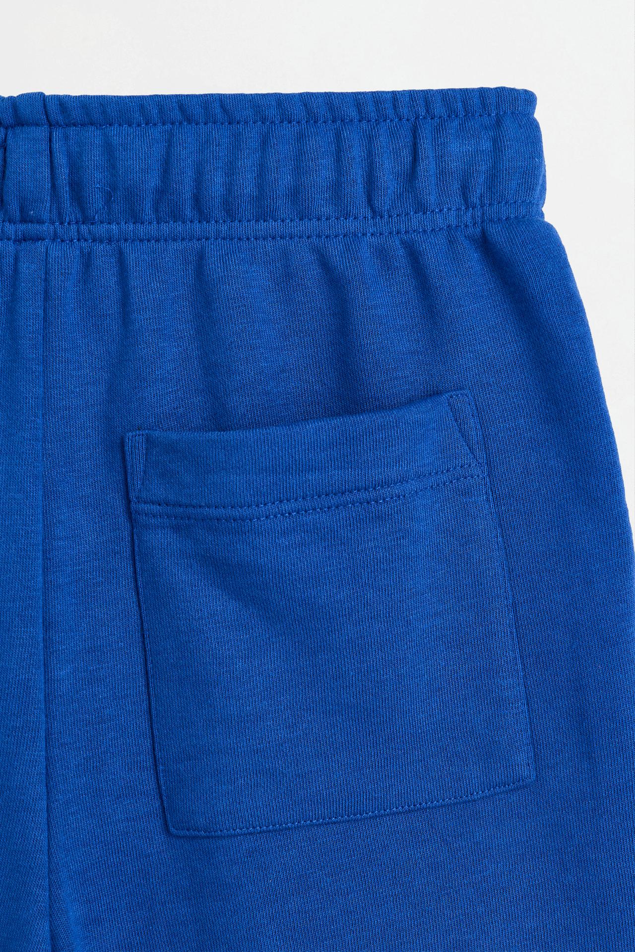 Jogger plush Bermuda shorts — INK BLUE