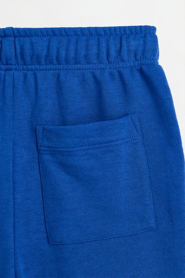 Jogger plush Bermuda shorts — INK BLUE 4