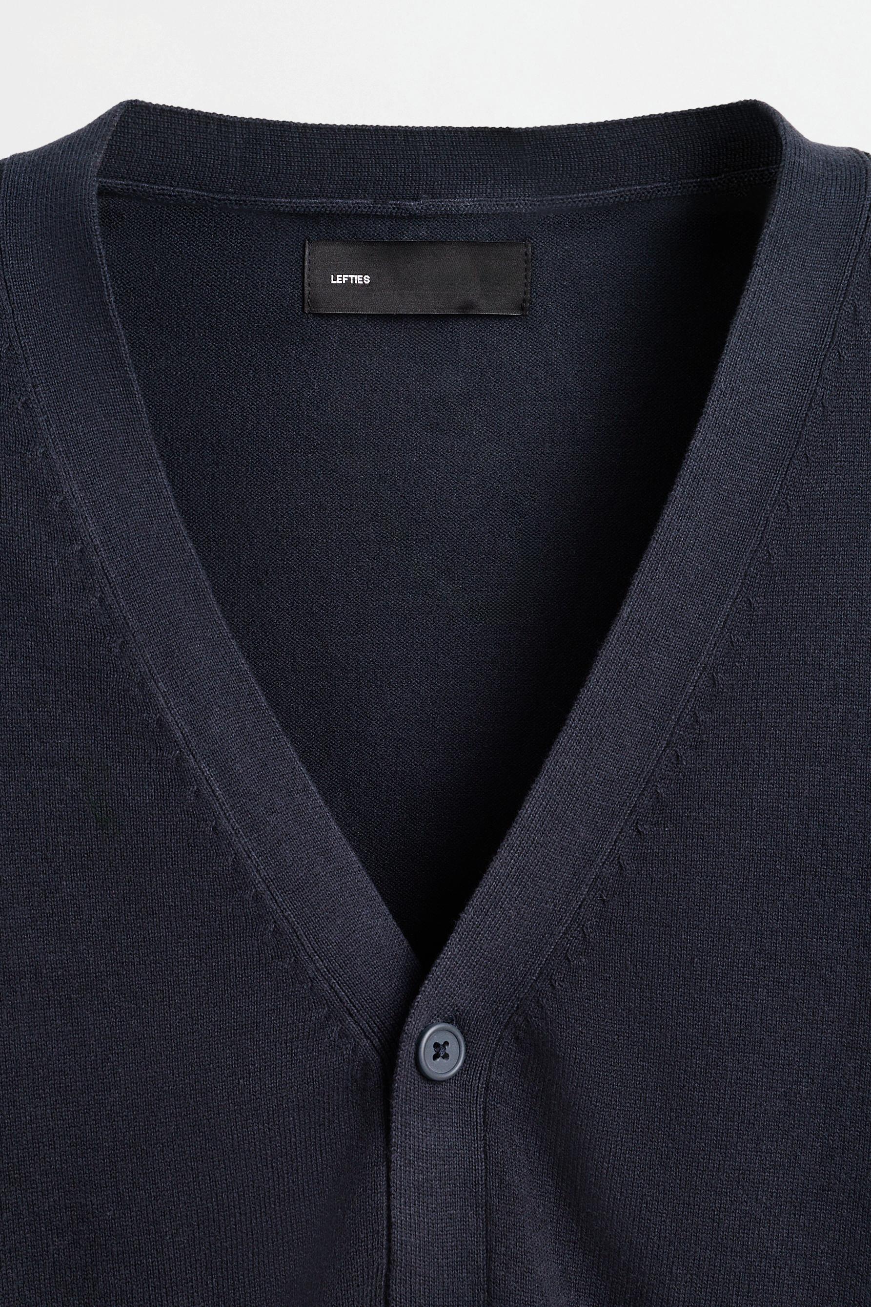 Basic cardigan — NAVY