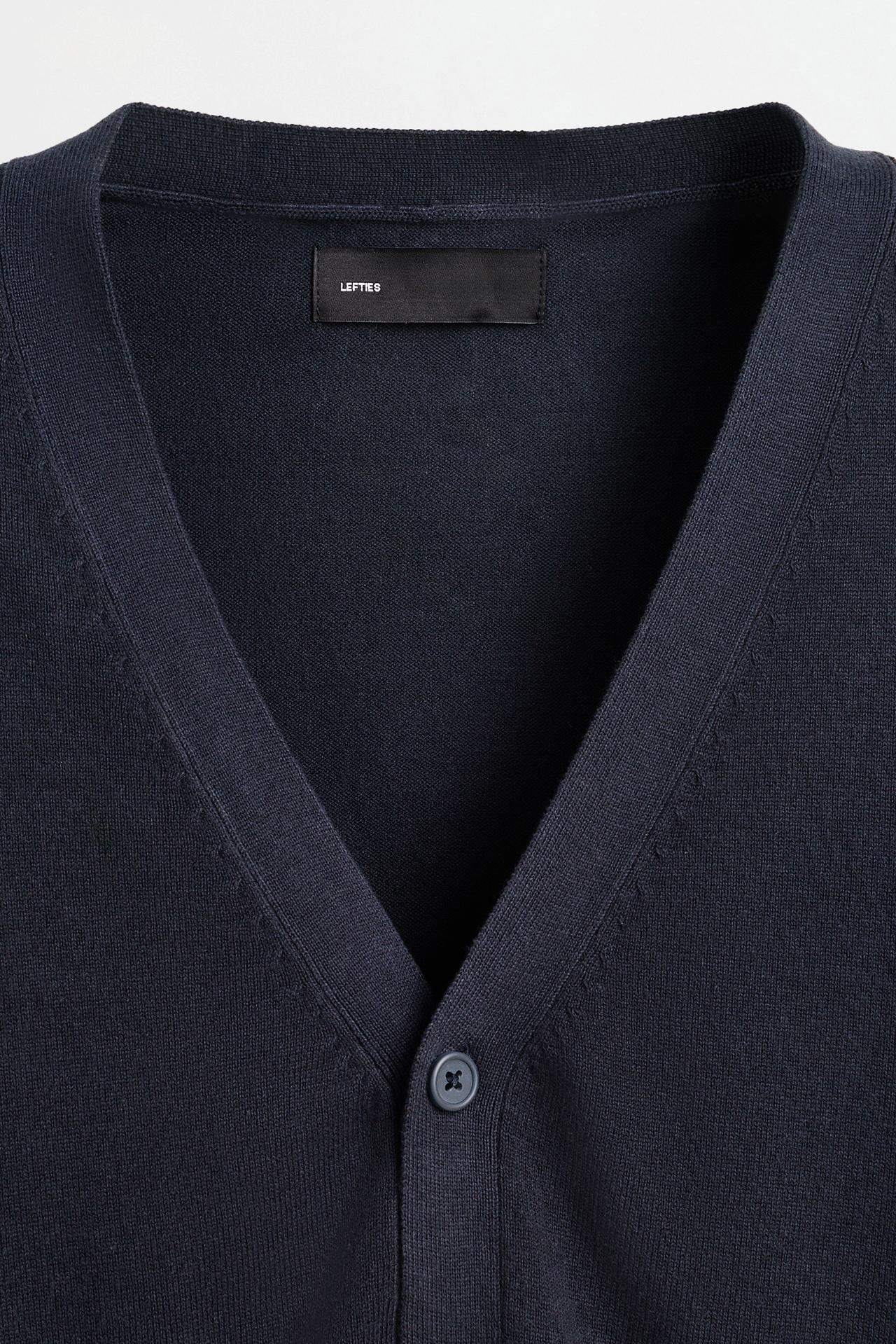 Basic cardigan — NAVY