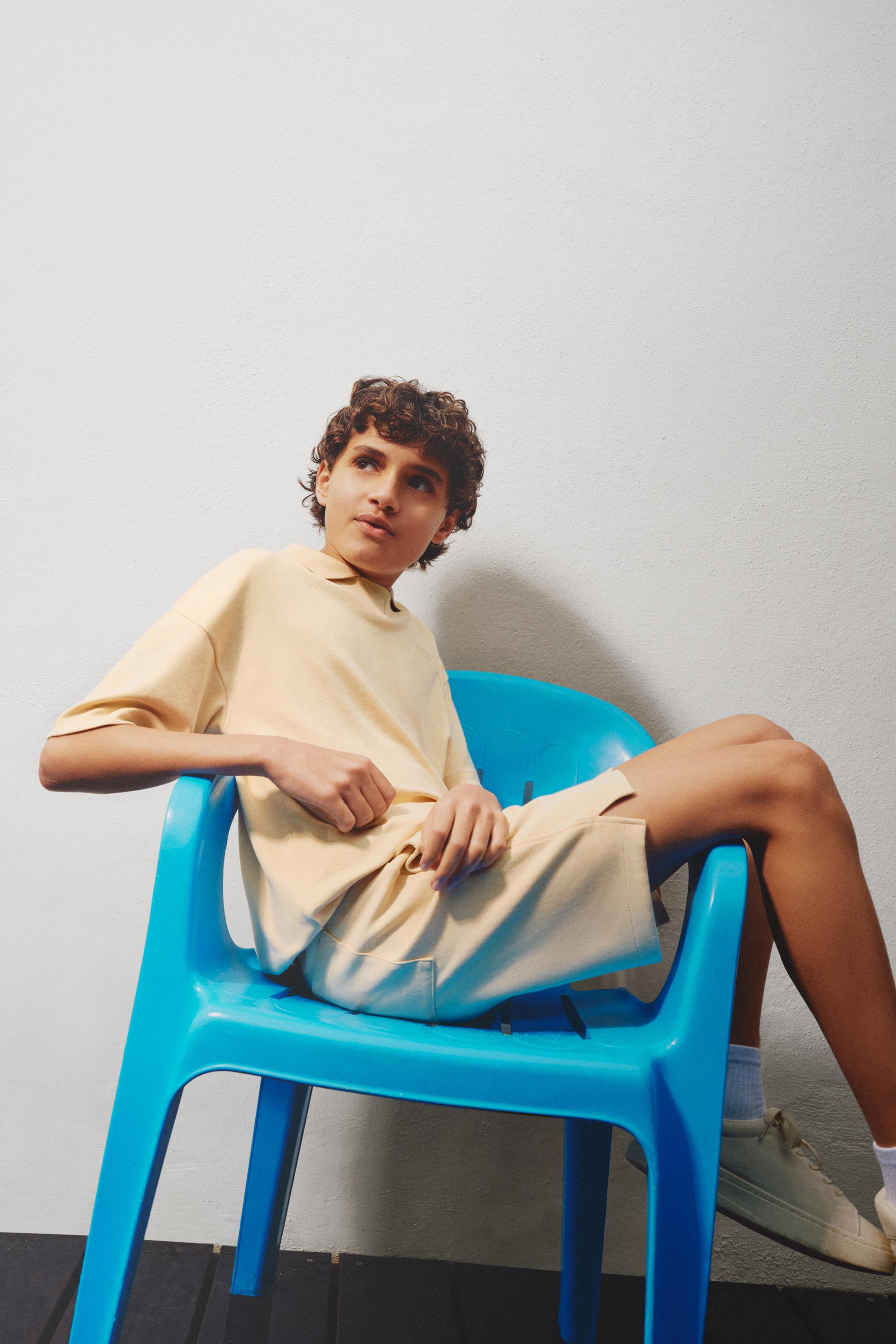 Interlock Bermuda shorts — VANILLA