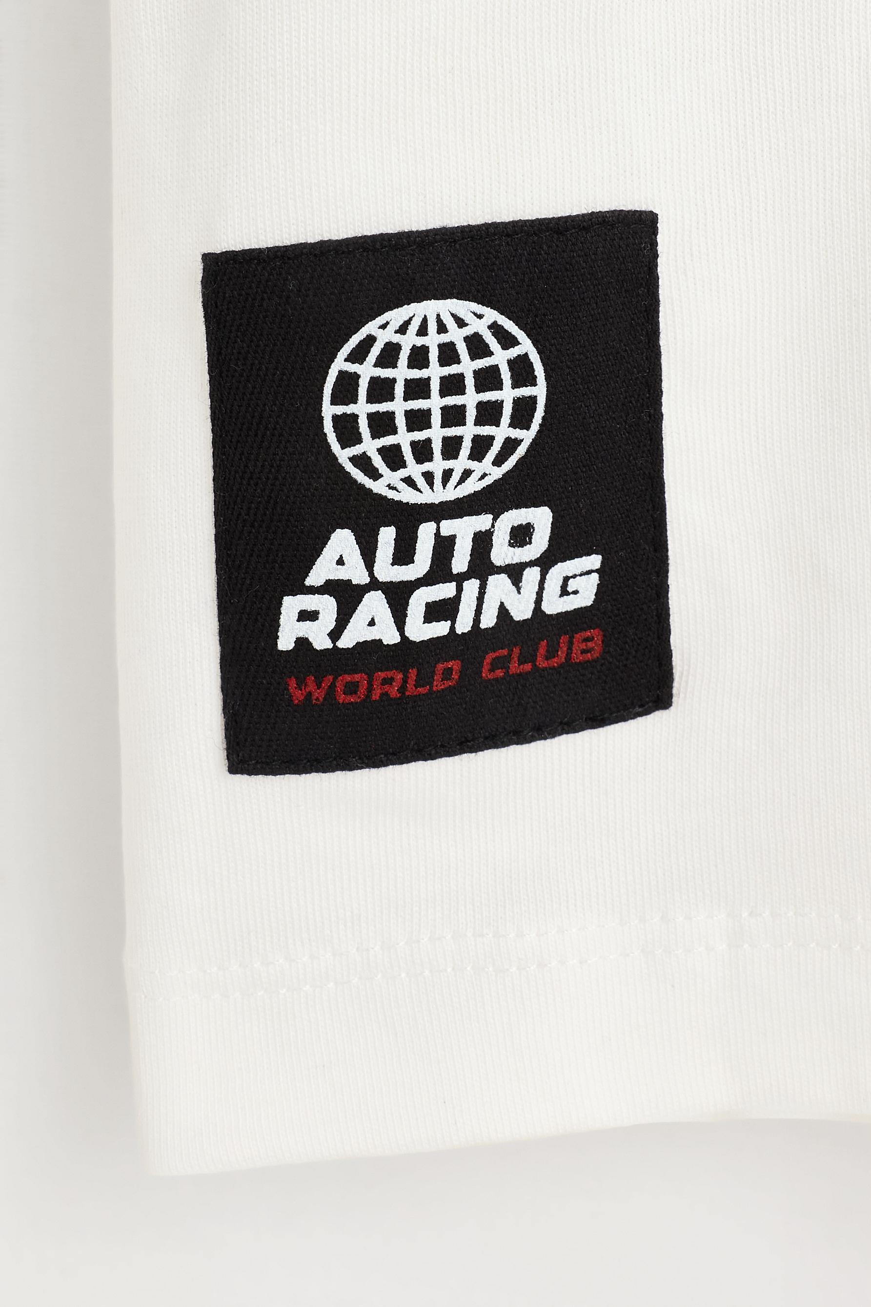 Racing print T-shirt — OFF WHITE