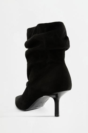 Slouchy ankle boots — BLACK 4