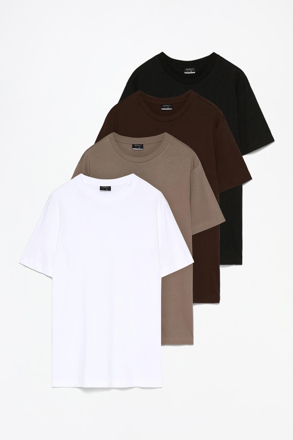 Pack de 4 Camisetas Básicas