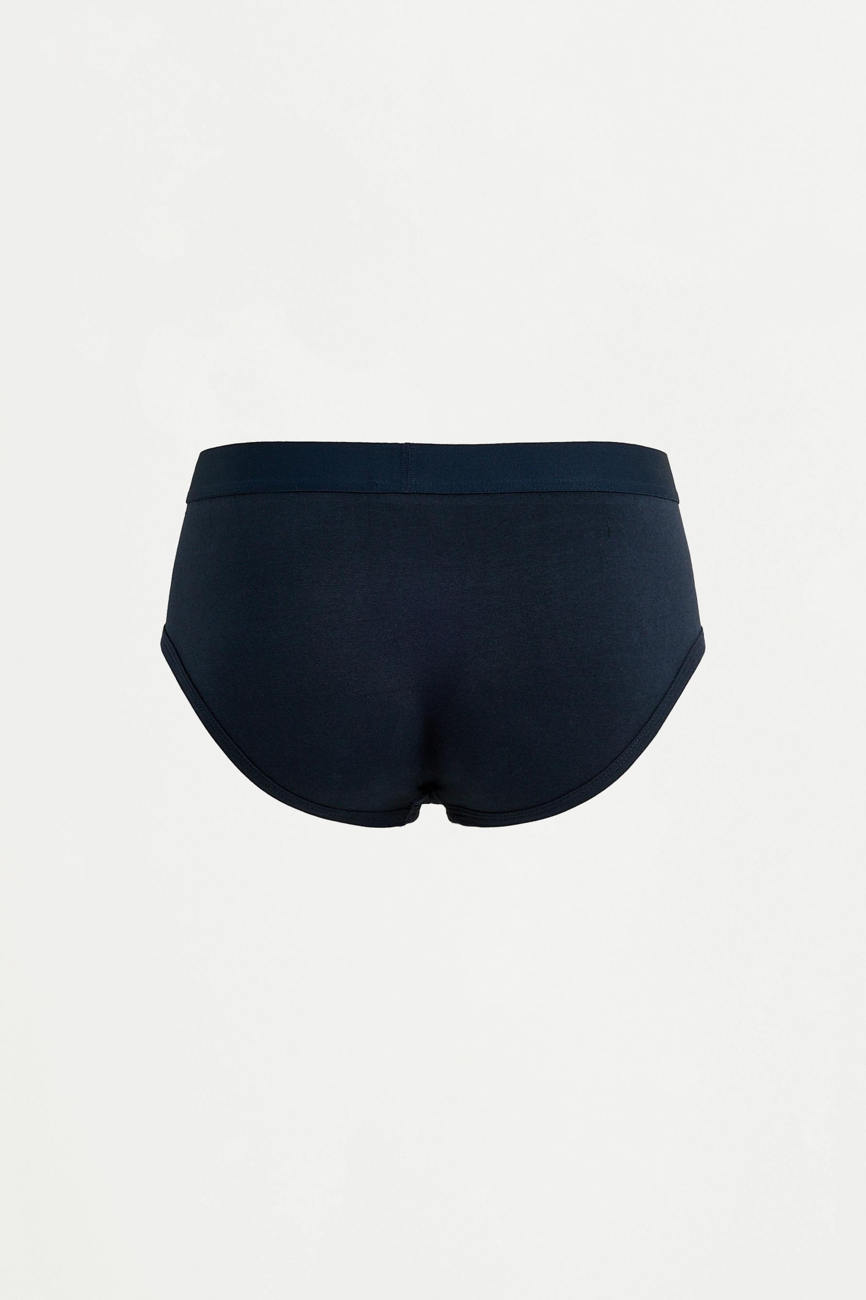 Pack of 5 basic briefs — BLUE