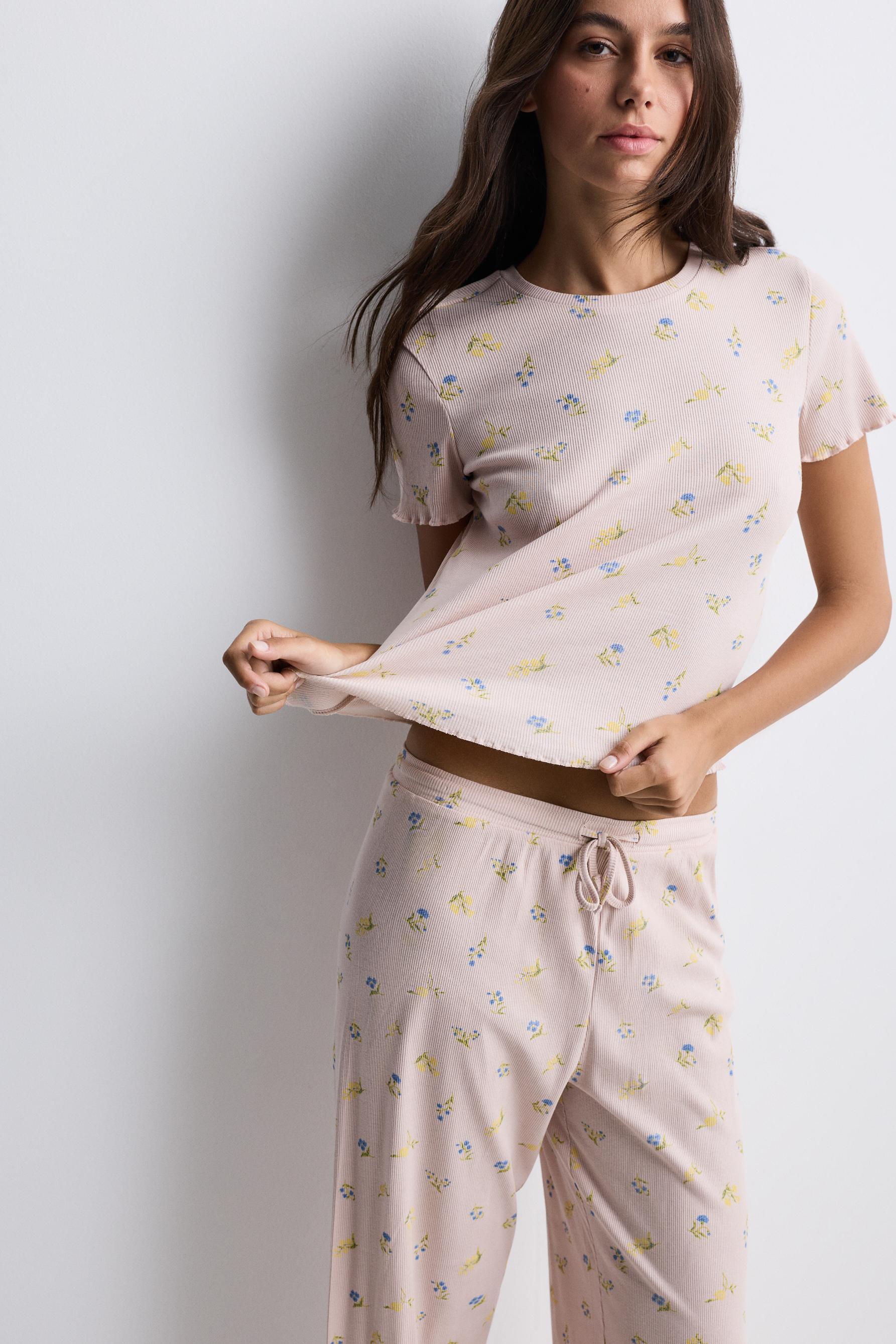 Printed pyjamas — PASTEL PINK