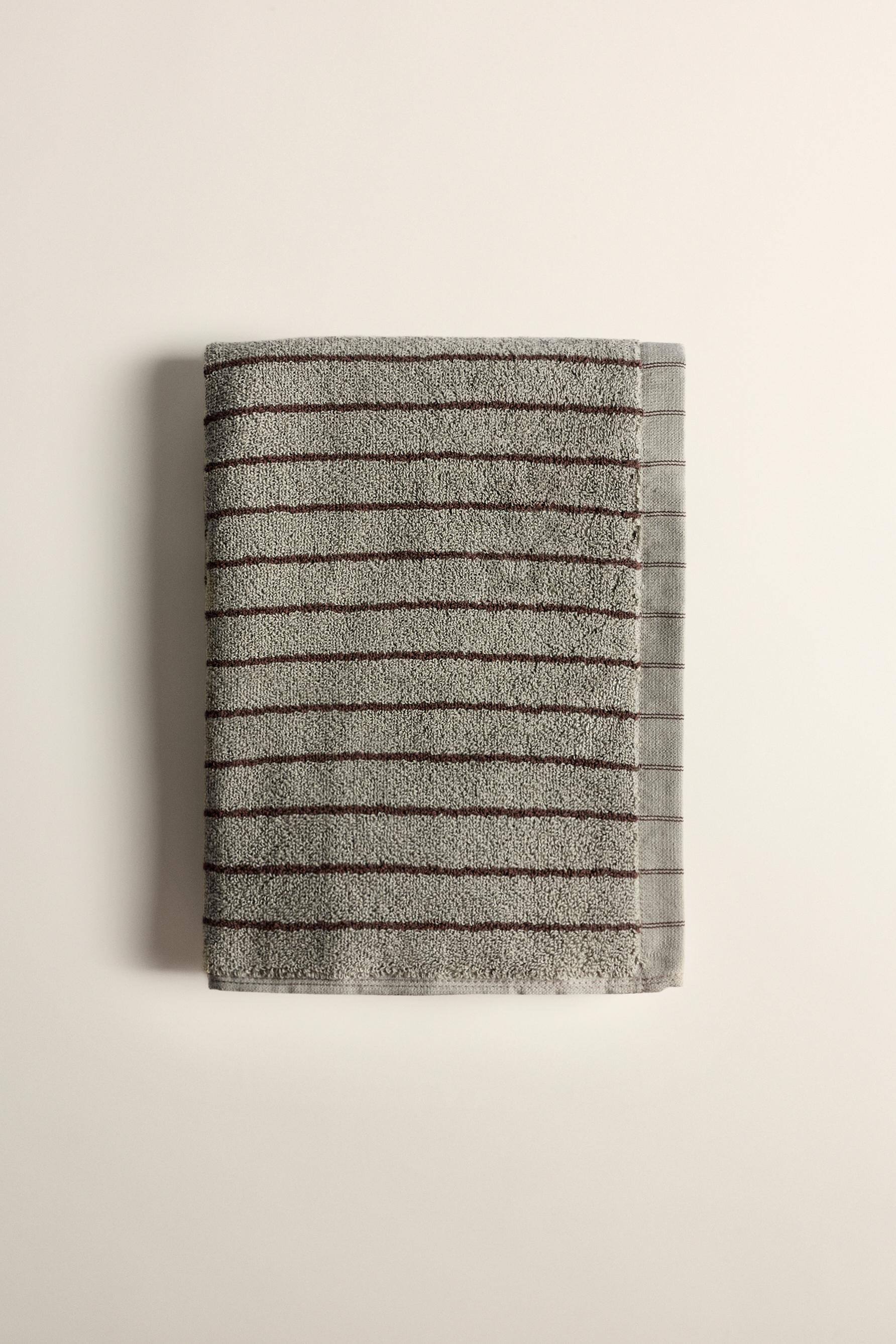 Toalla de mano rayas 90 x 50 cm