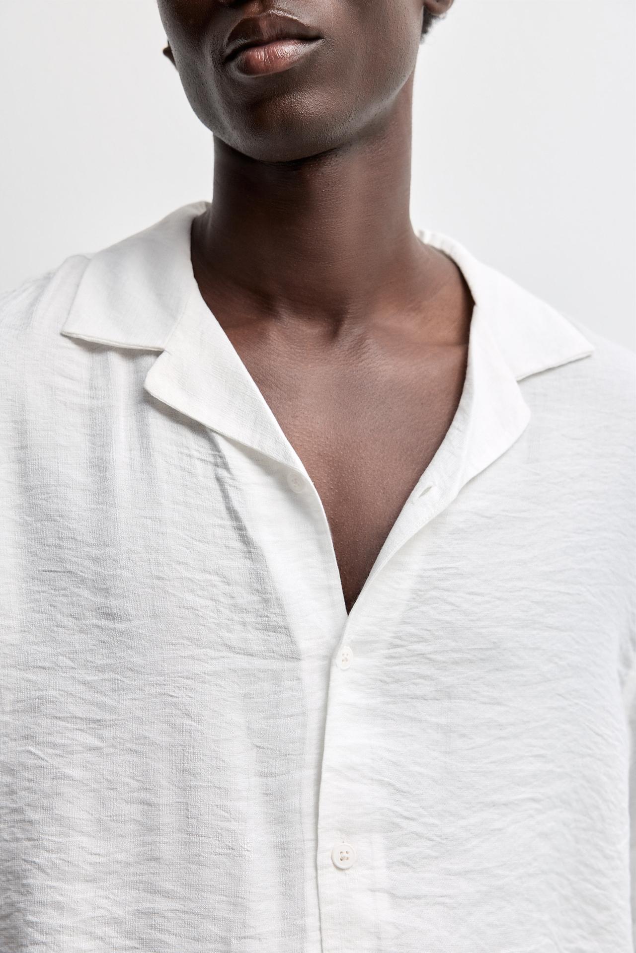 Flowing shirt — WHITE