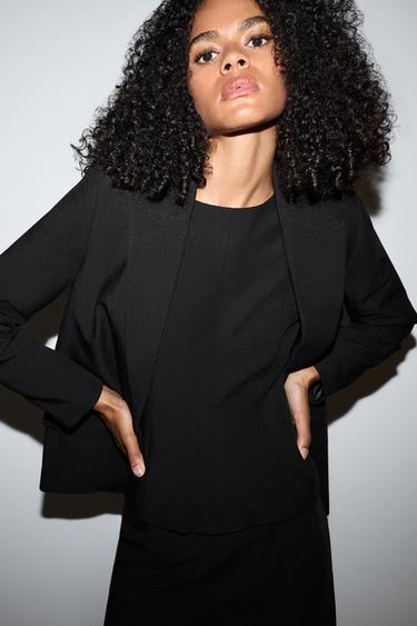 Striped blazer — BLACK 4