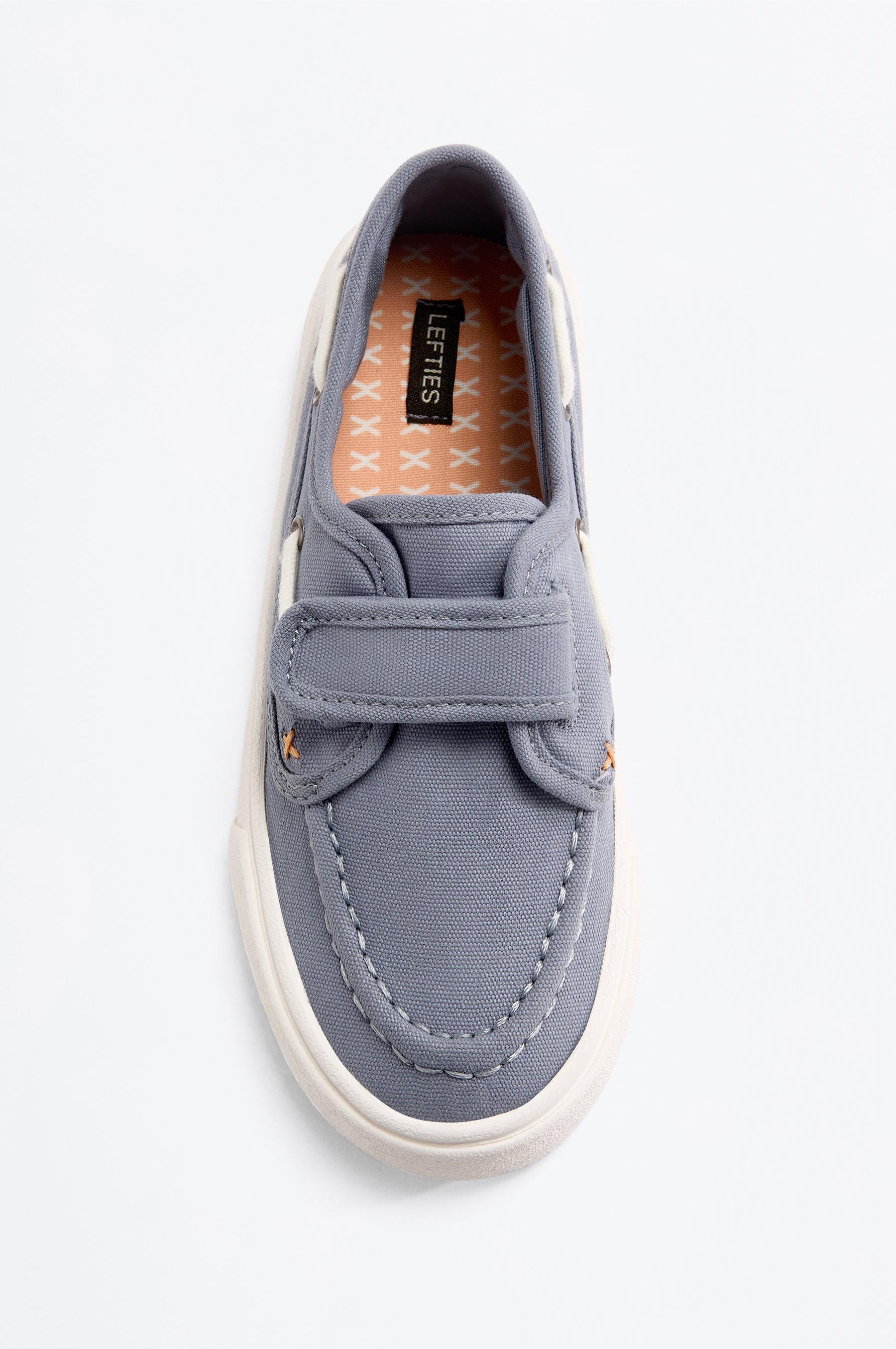 CASUAL BOAT SHOE — WASHED BLUE