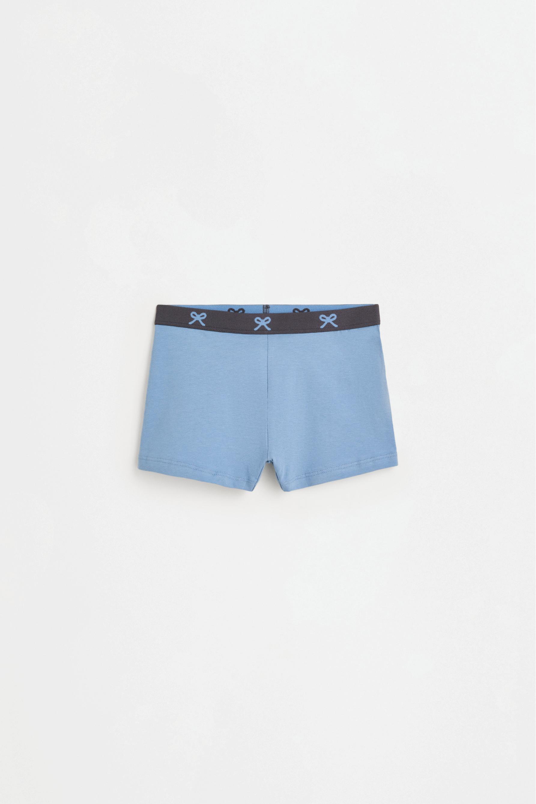 Bow boxer briefs (3-Pack) — BLUE GREY