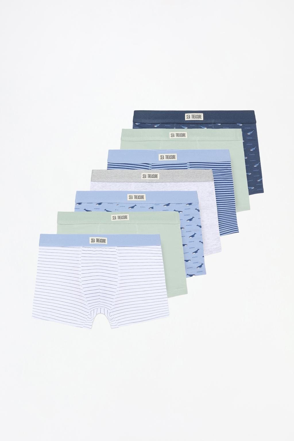 7-pack of marine boxers