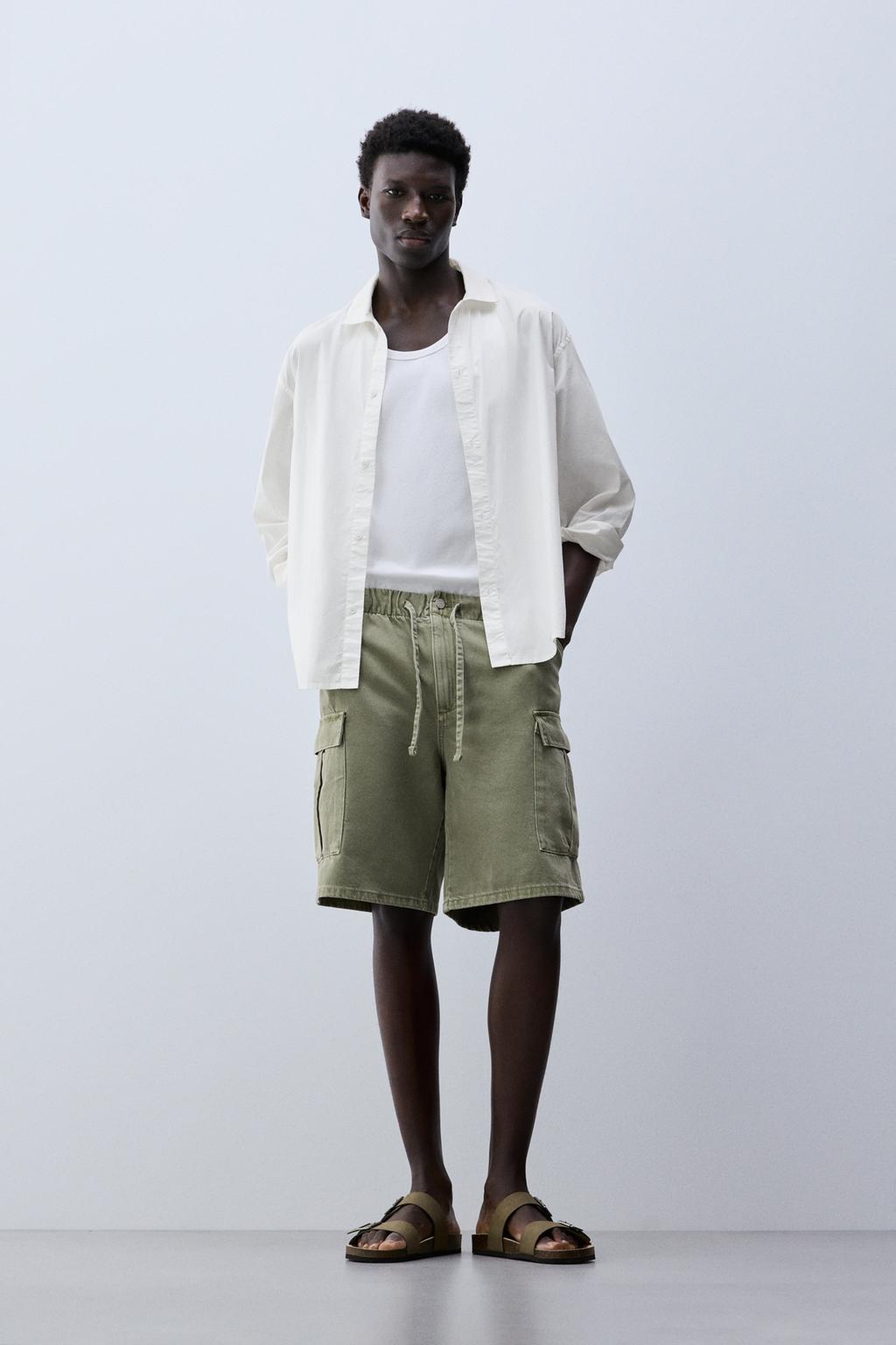 Bermuda denim cargo