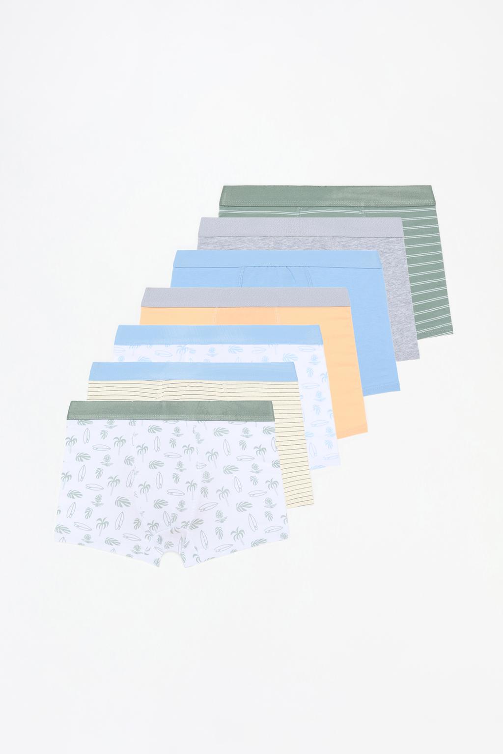 Pack of 7 printed boxers