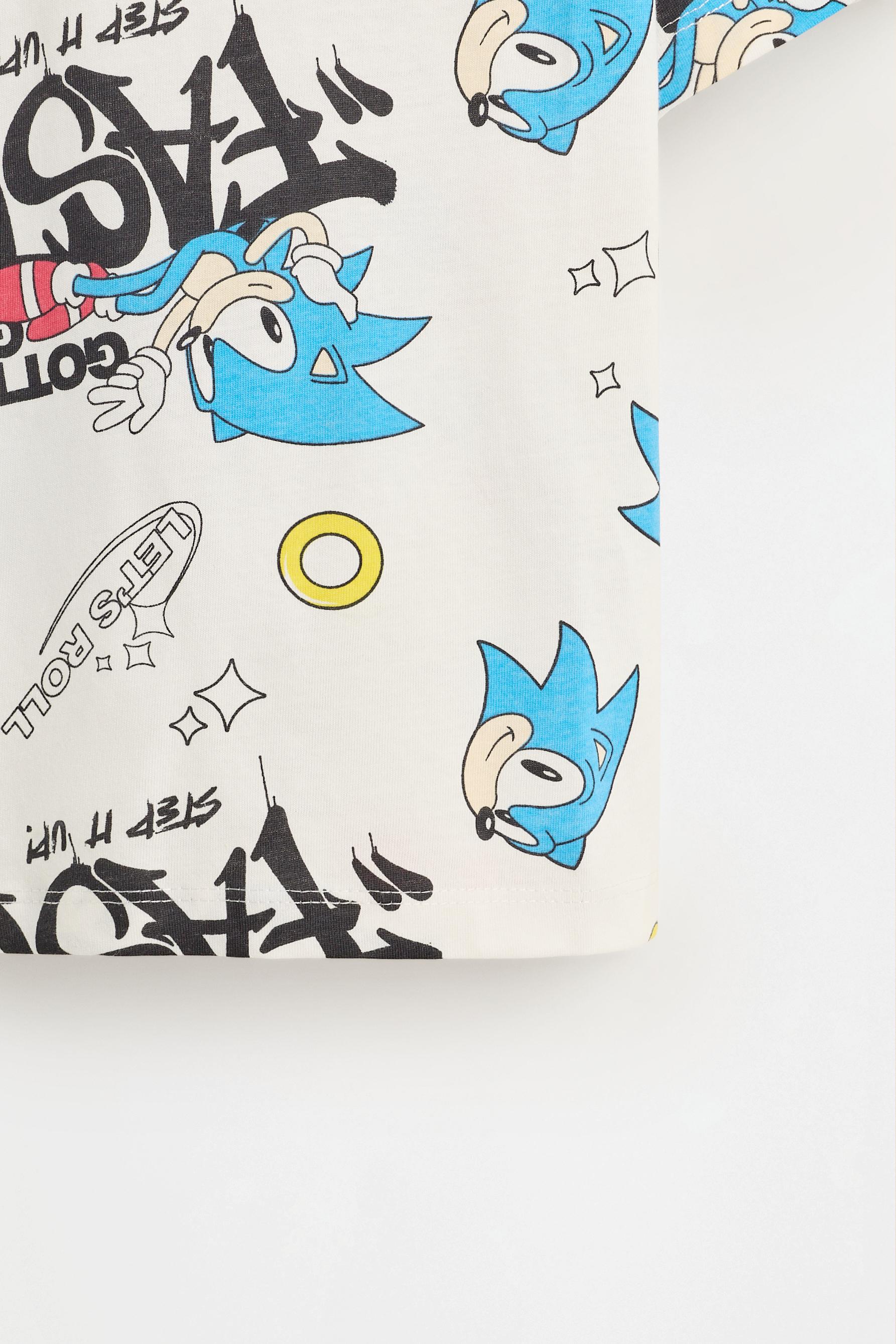 SONIC™ | SEGA Print T-Shirt — WHITE