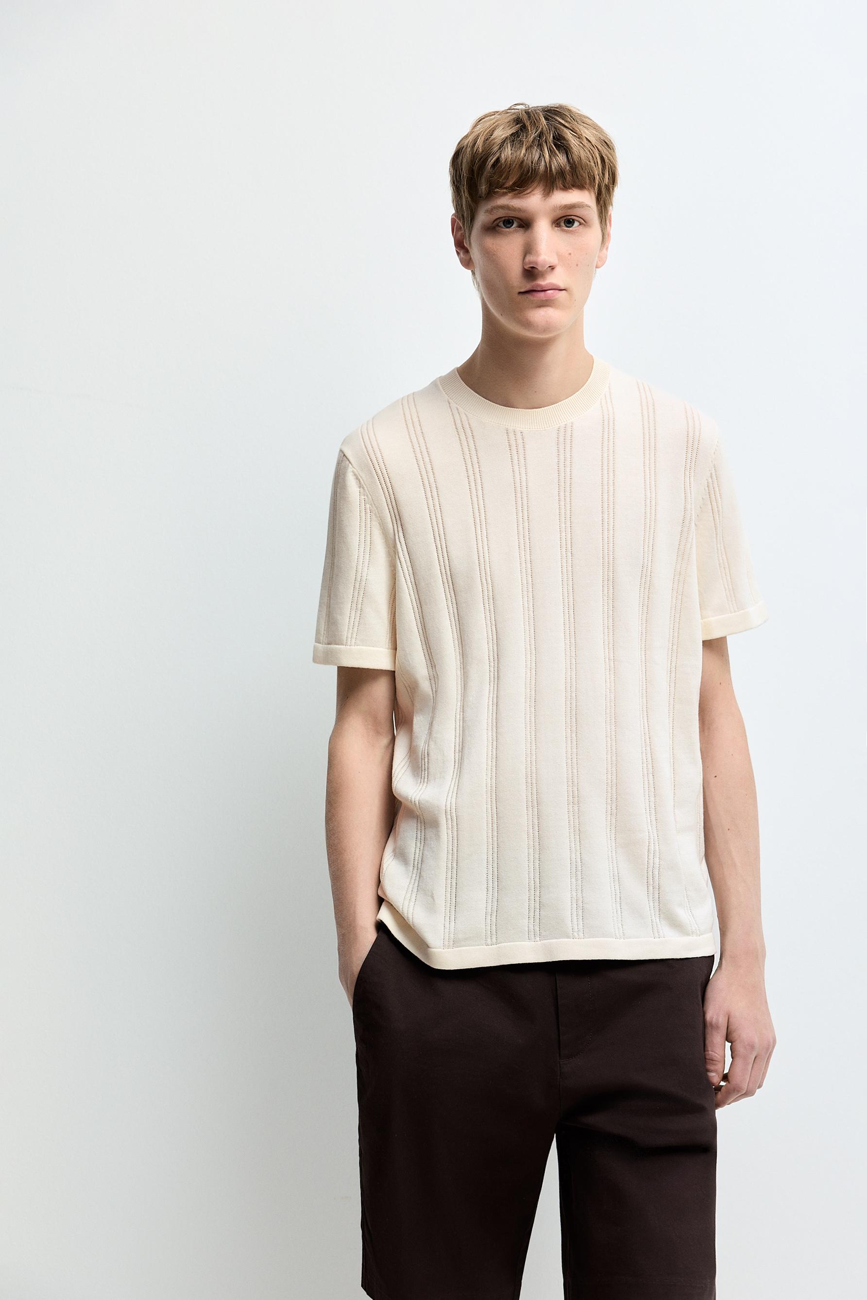 Camiseta punto textura