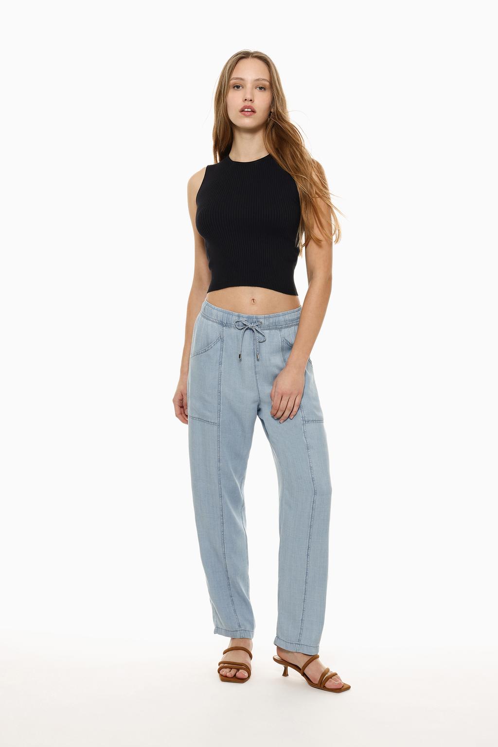 Pantalons jogger denim lleugers