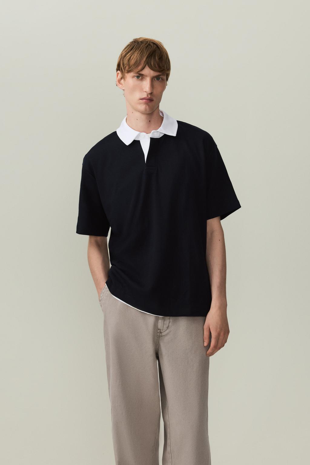 Tricou polo interlock
