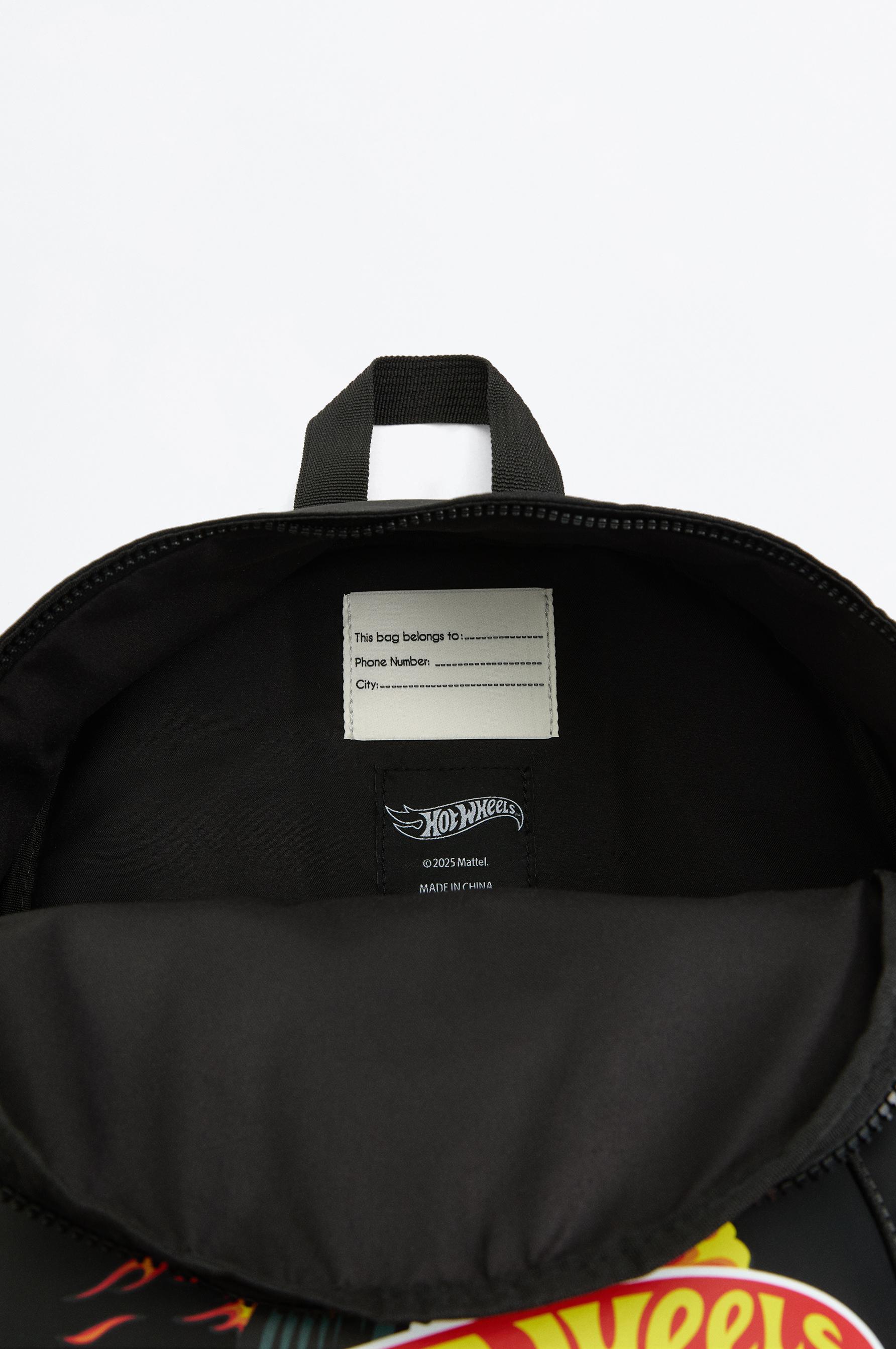 Hot Wheels ® Mattel Backpack — BLACK