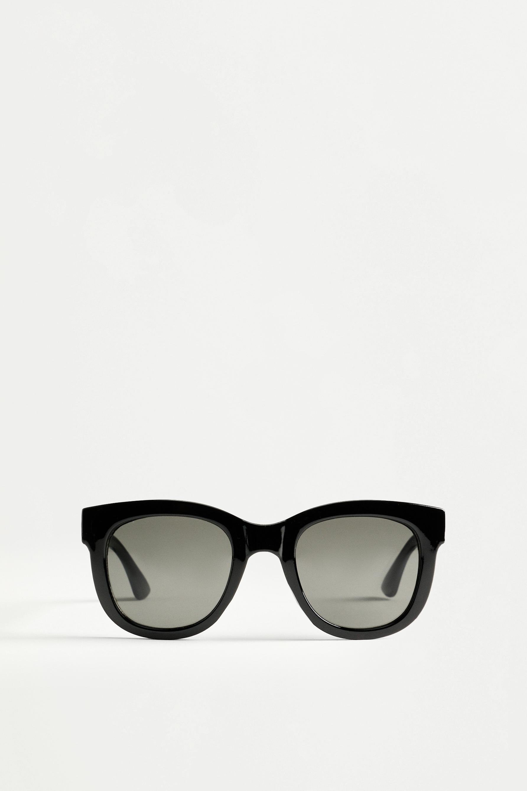 Oversized square sunglasses — BLACK