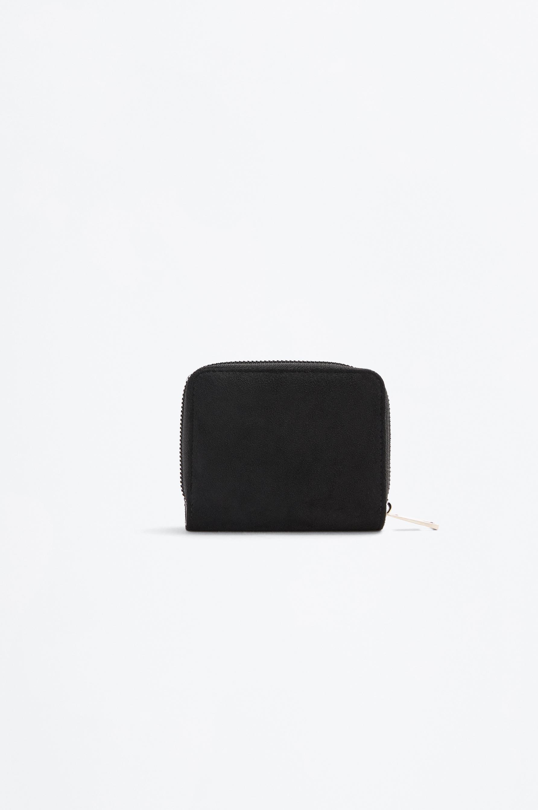 Studded wallet — BLACK
