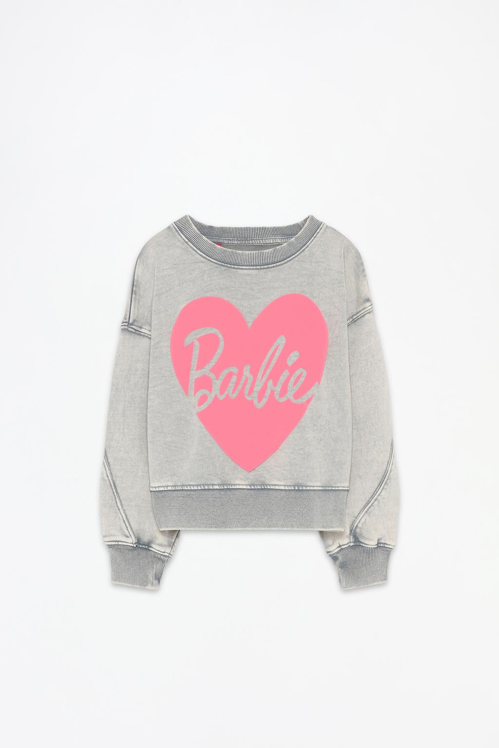 Sudadera Barbie™ efecto lavado