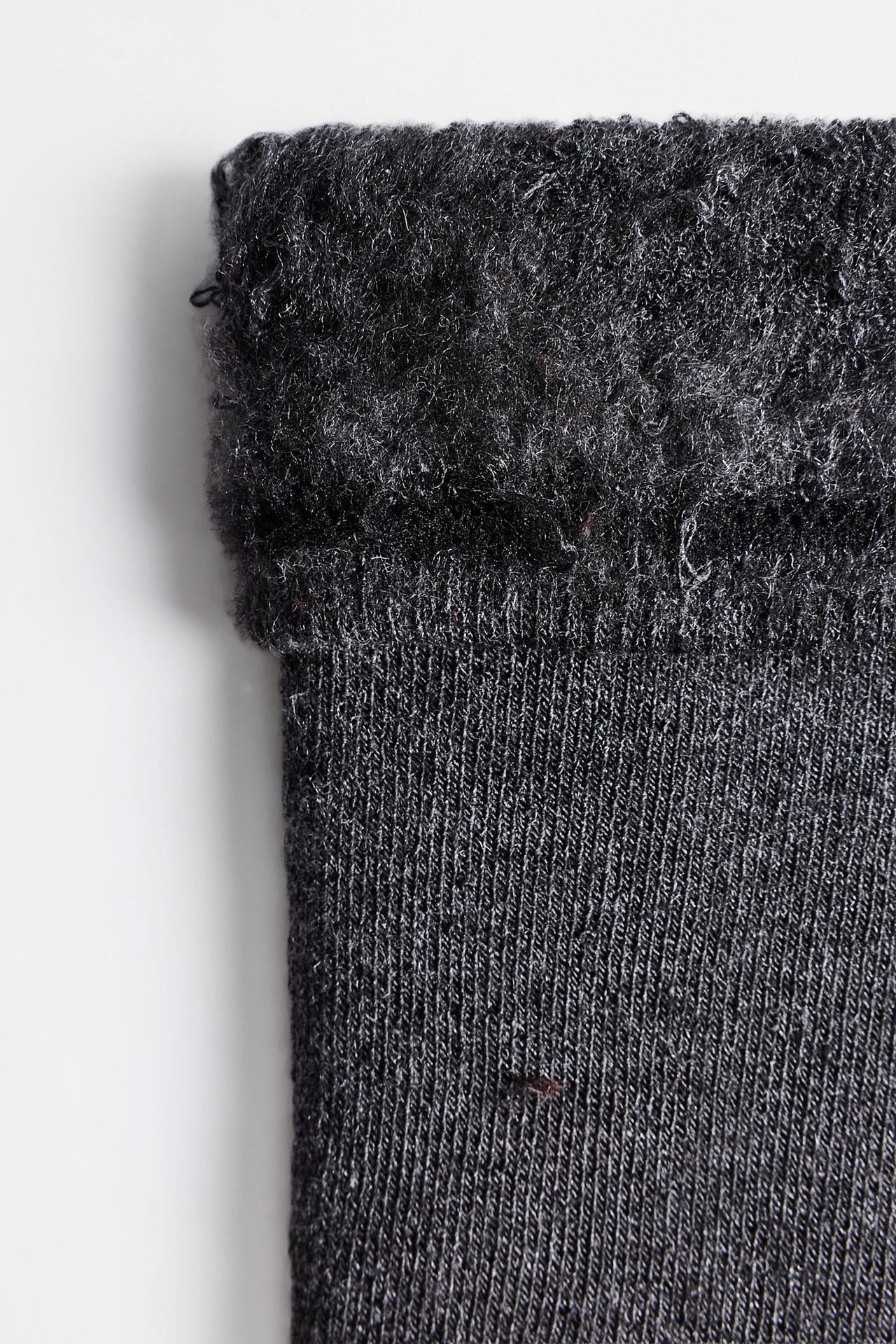 Terrycloth long socks (2-pack) — BLUE GREY