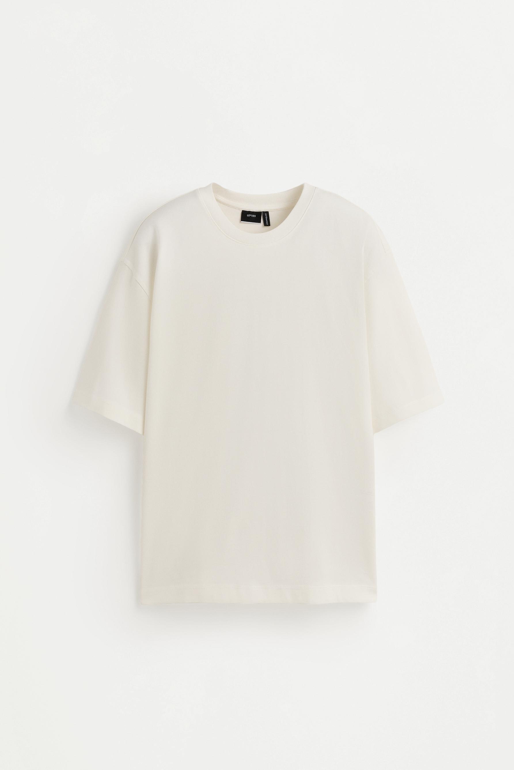 Basic cropped T-shirt — OFF WHITE