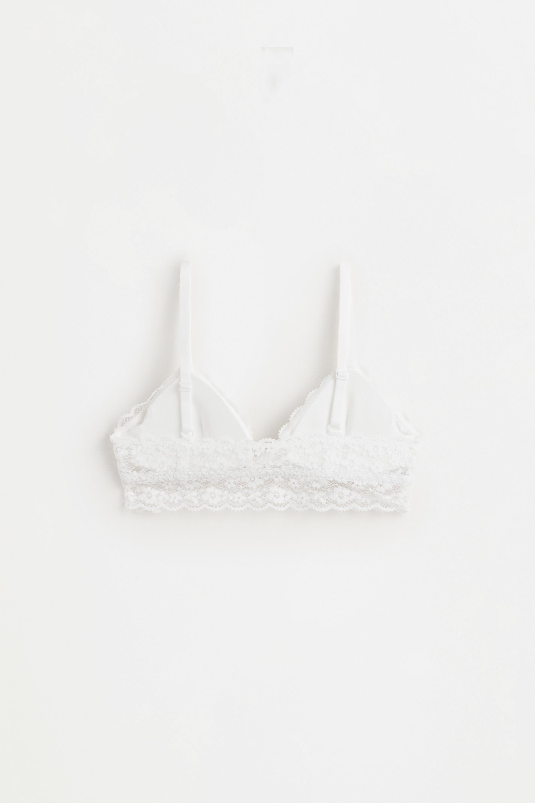 Pack of 2 lace tops — WHITE