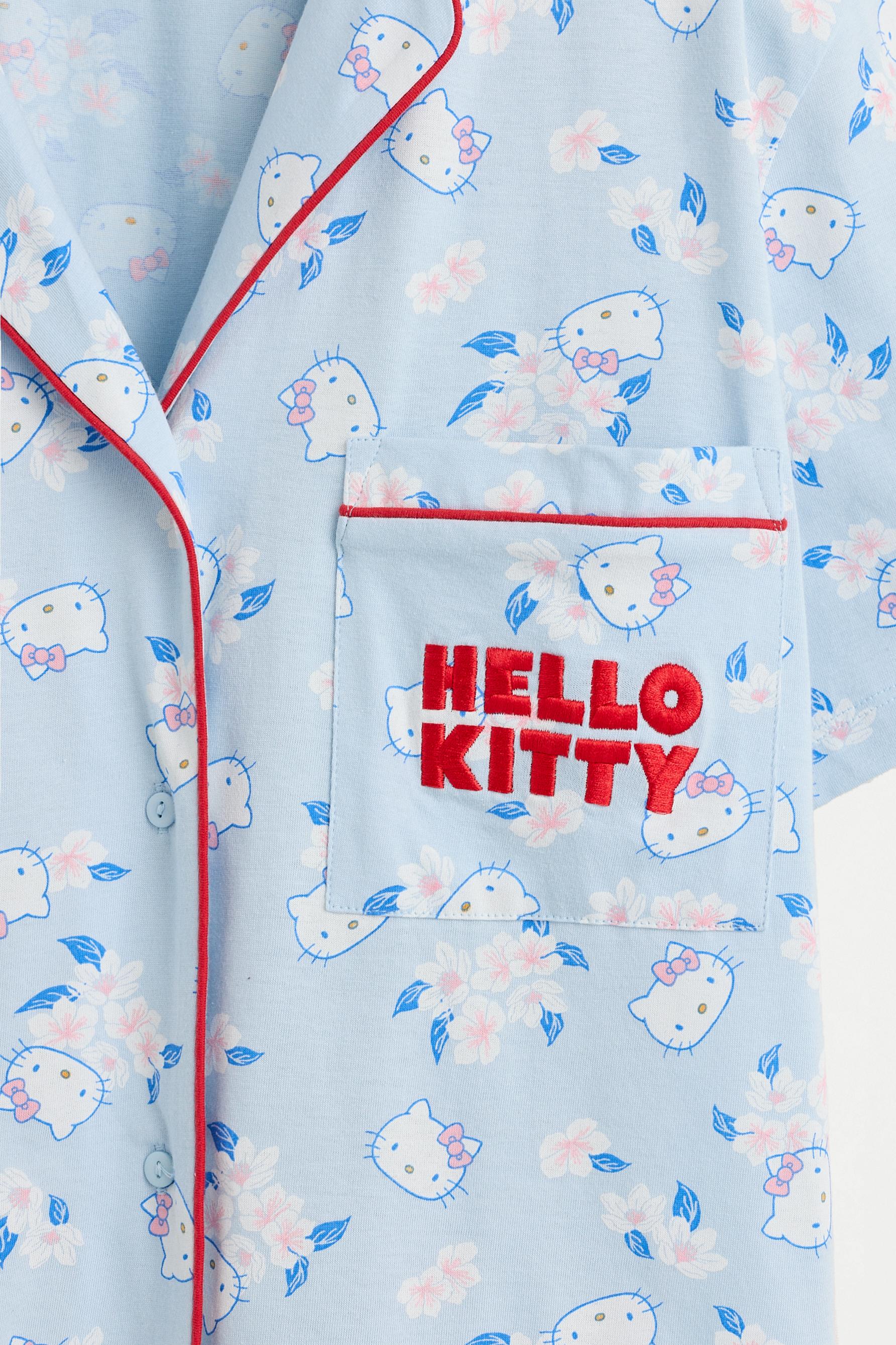 Hello Kitty ©SANRIO short pyjama shirt — PALE BLUE