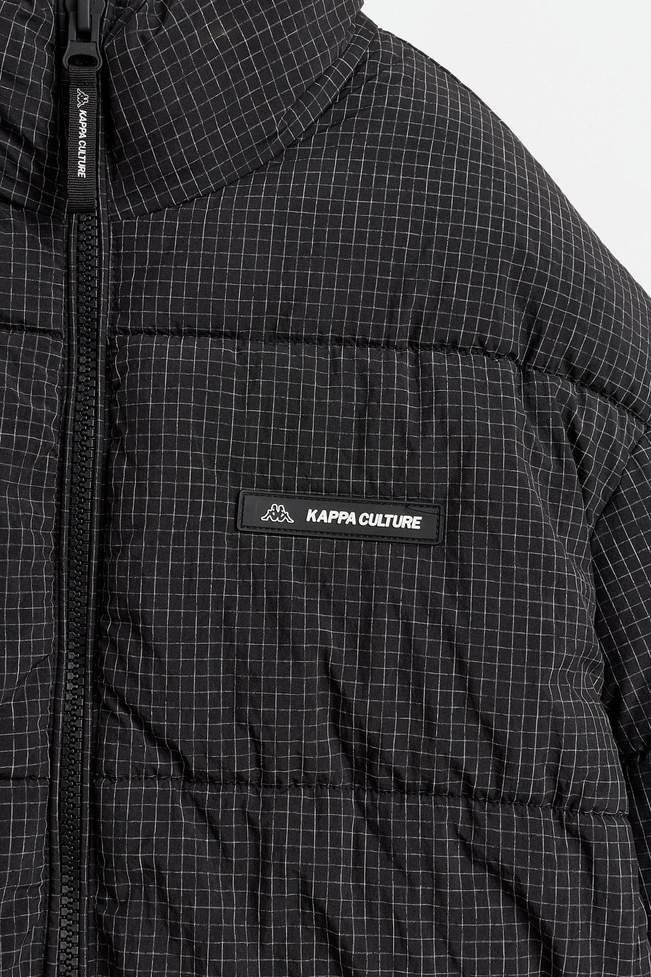 Kappa Culture x Lefties quilted jacket — ANTHRACITE GREY