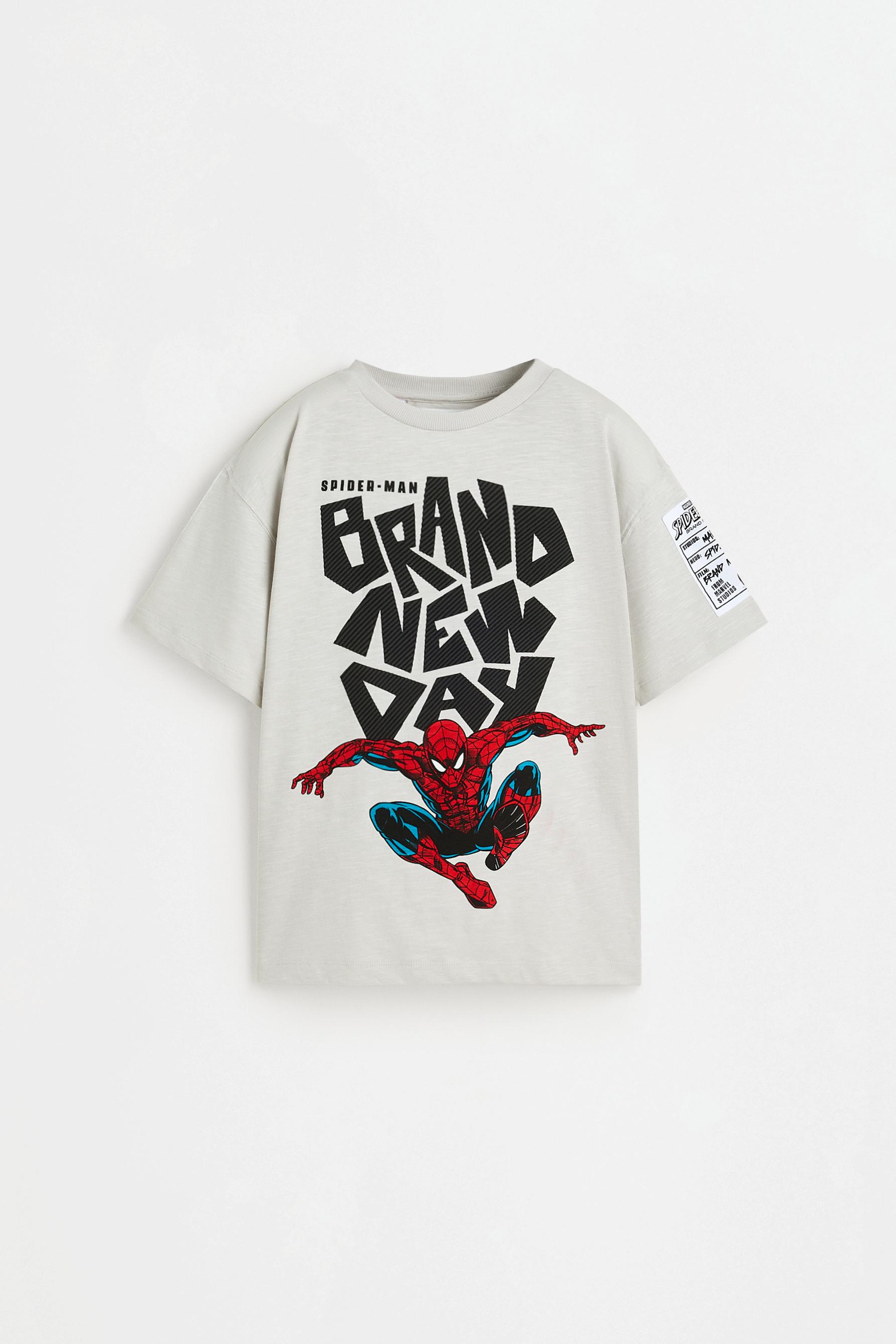 Spider-Man vs. Hulk ©Marvel T-shirt — PALE GREY
