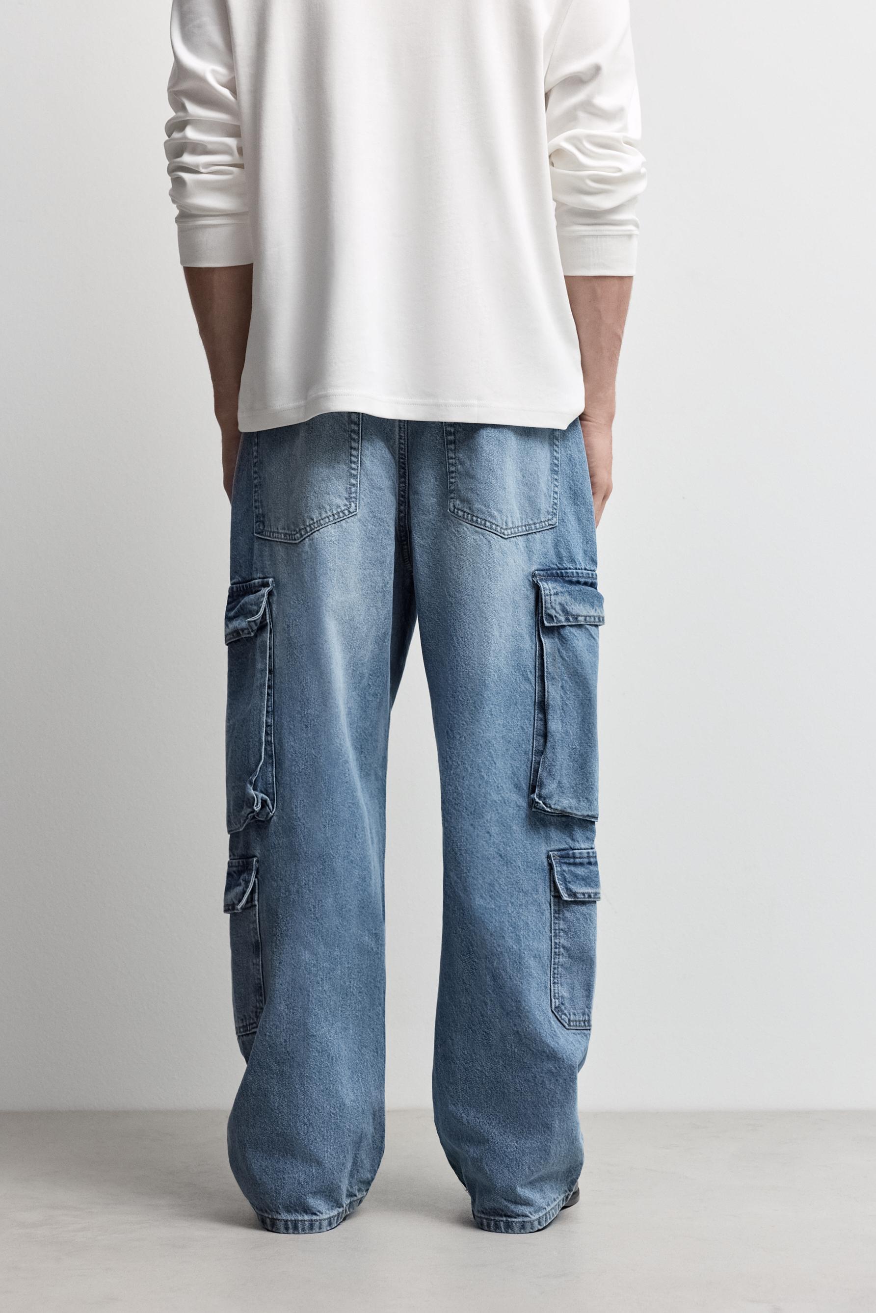 Multipocket baggy jeans — INDIGO