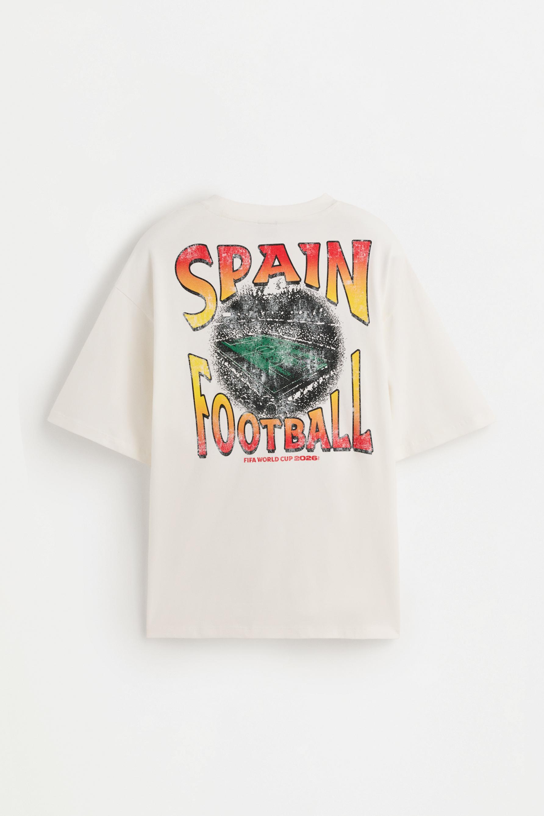 Men's | Spain FIFA World Cup 2026 Official Licensed Product T-shirt — OFF WHITE