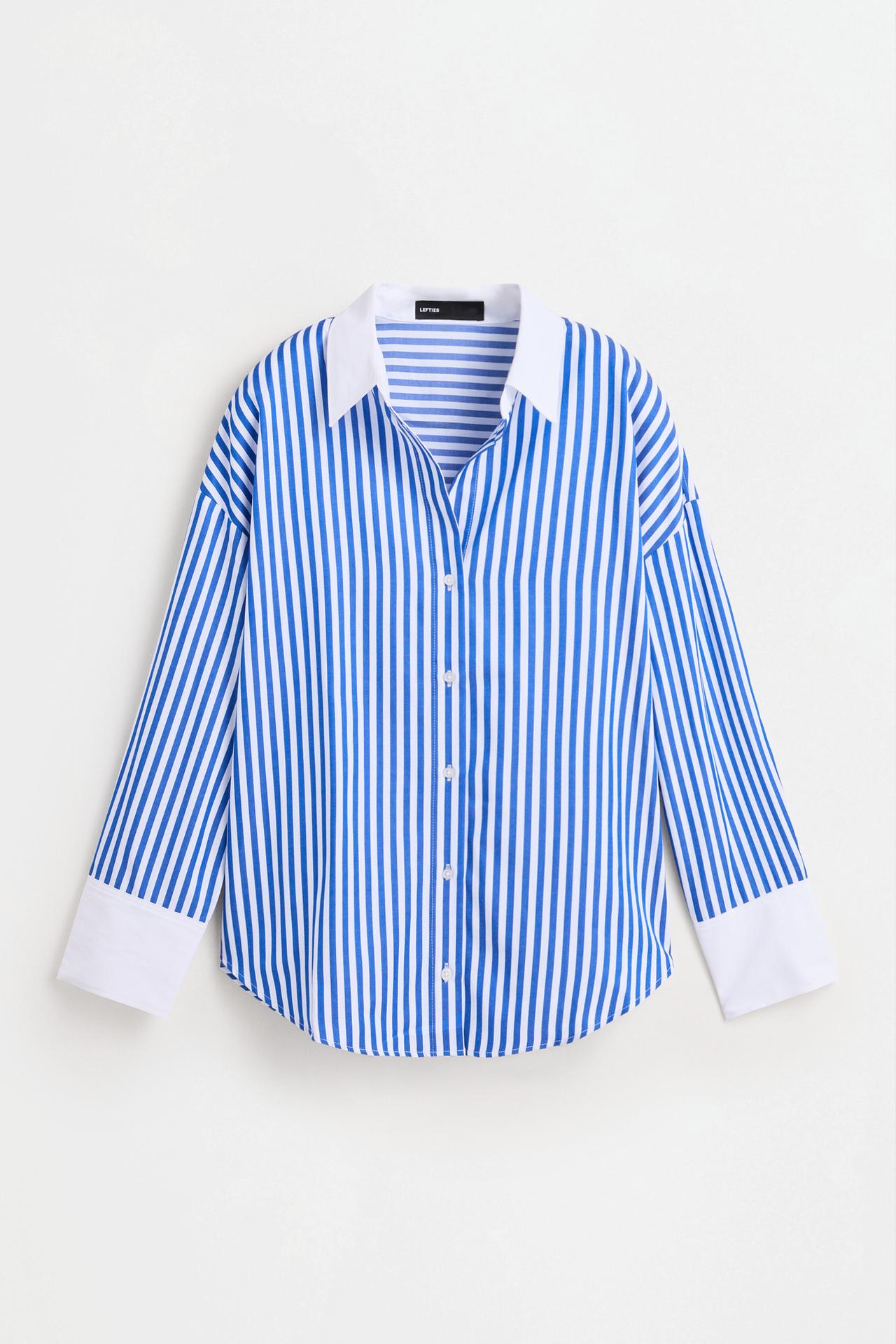 Striped shirt — MEDIUM BLUE