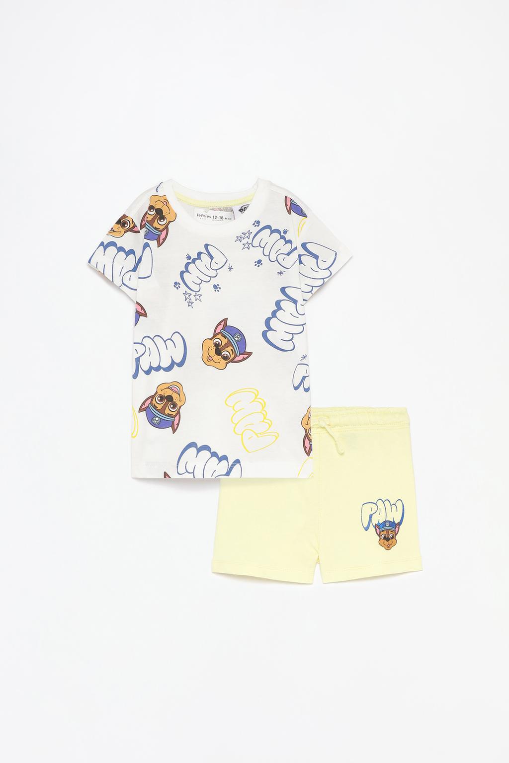 Conjunto Patrulla Canina ©Nickelodeon camiseta y bermuda