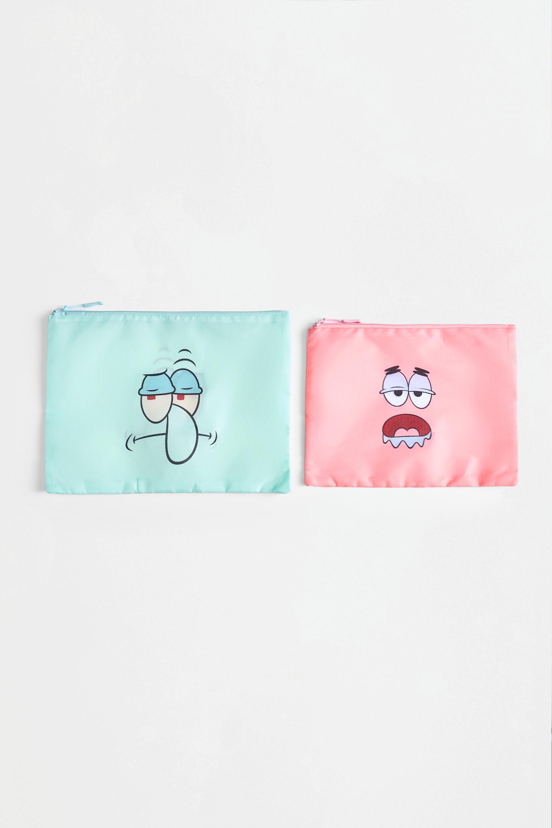 SpongeBob Nickelodeon™ Travel Organisers (Set of 3) — YELLOW TONES